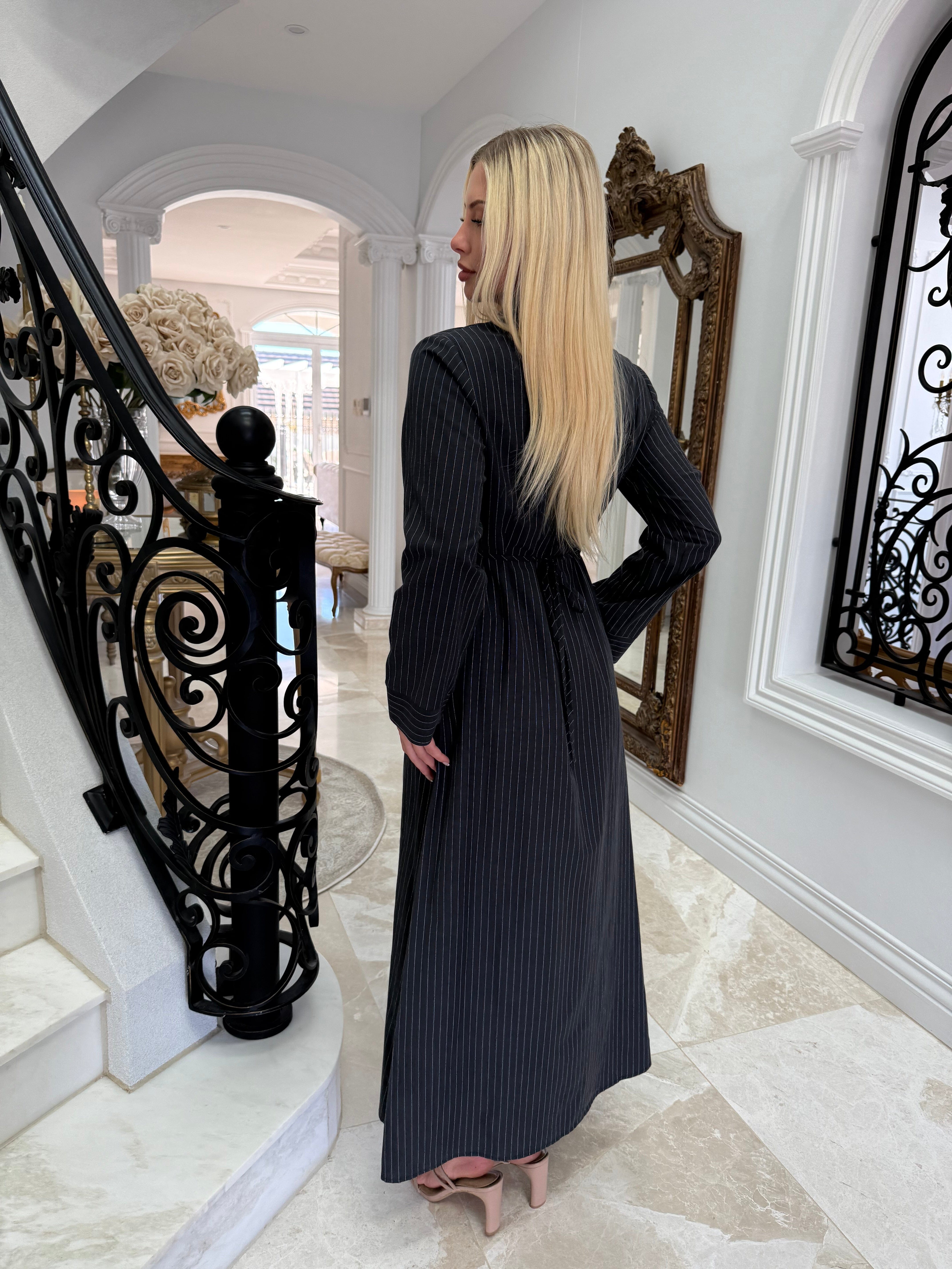 Pin Stripe Abaya