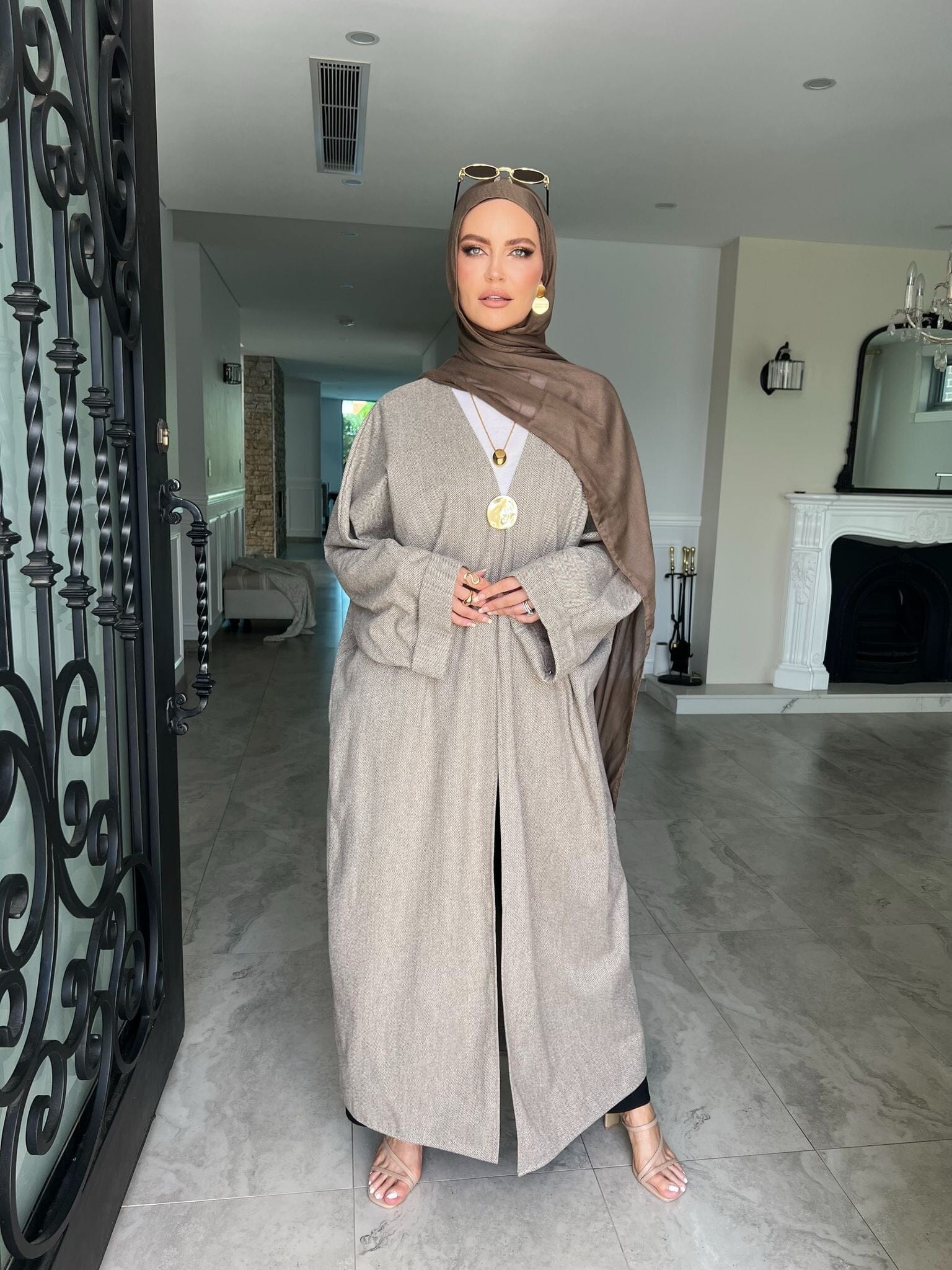 Textured Abaya