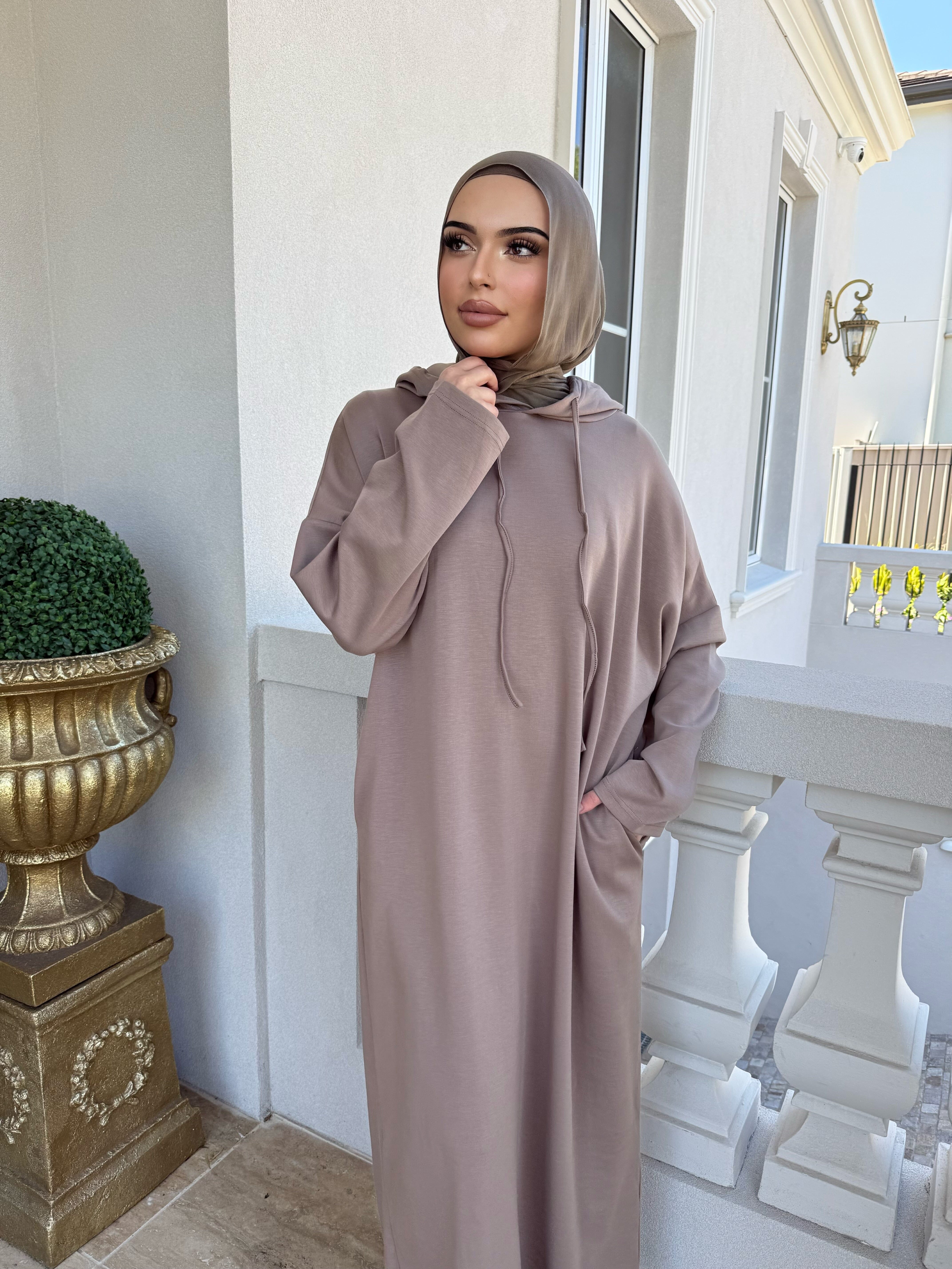 Hoodi Soft Ponte Abaya