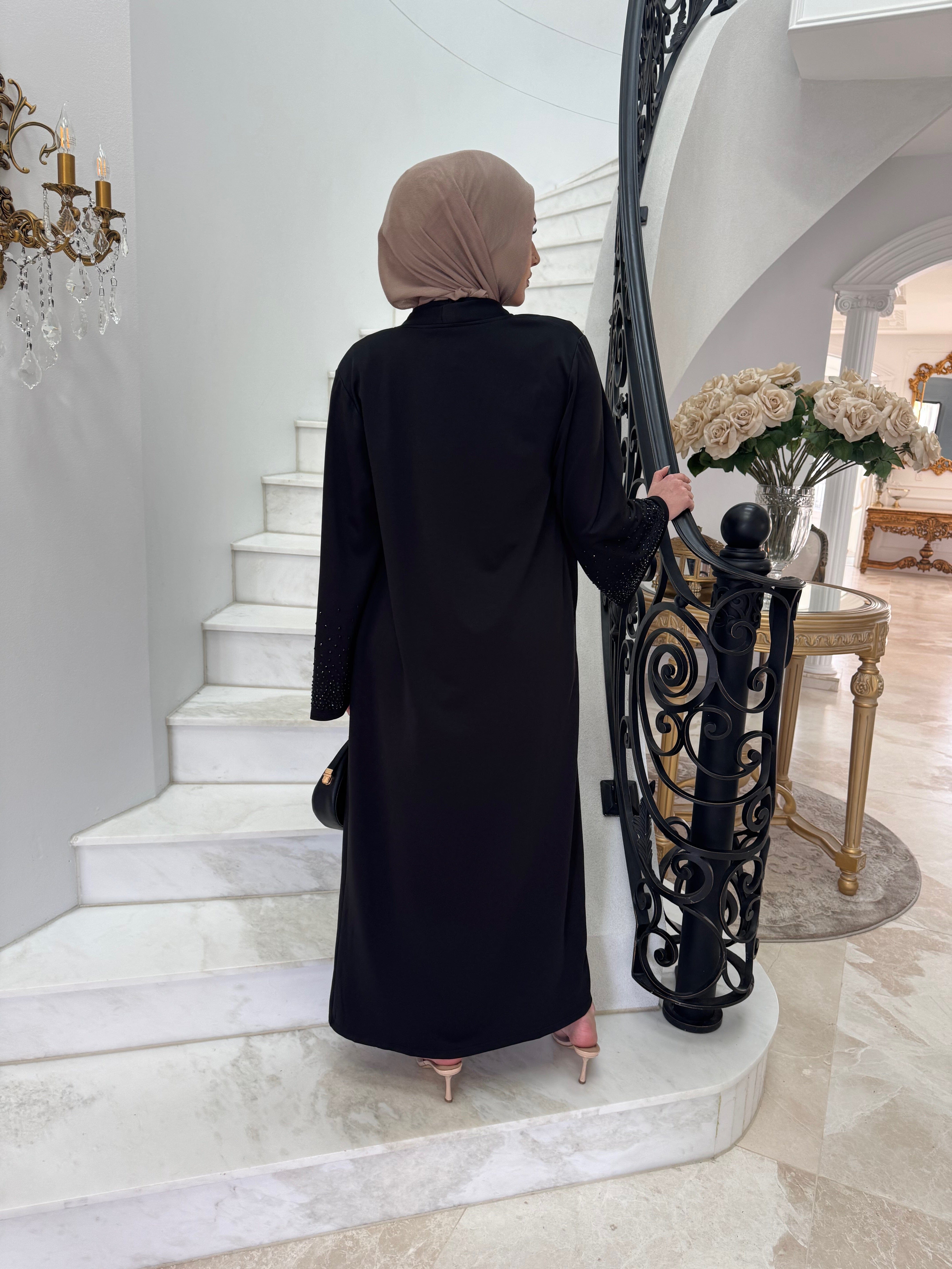 Beaded Abaya Set