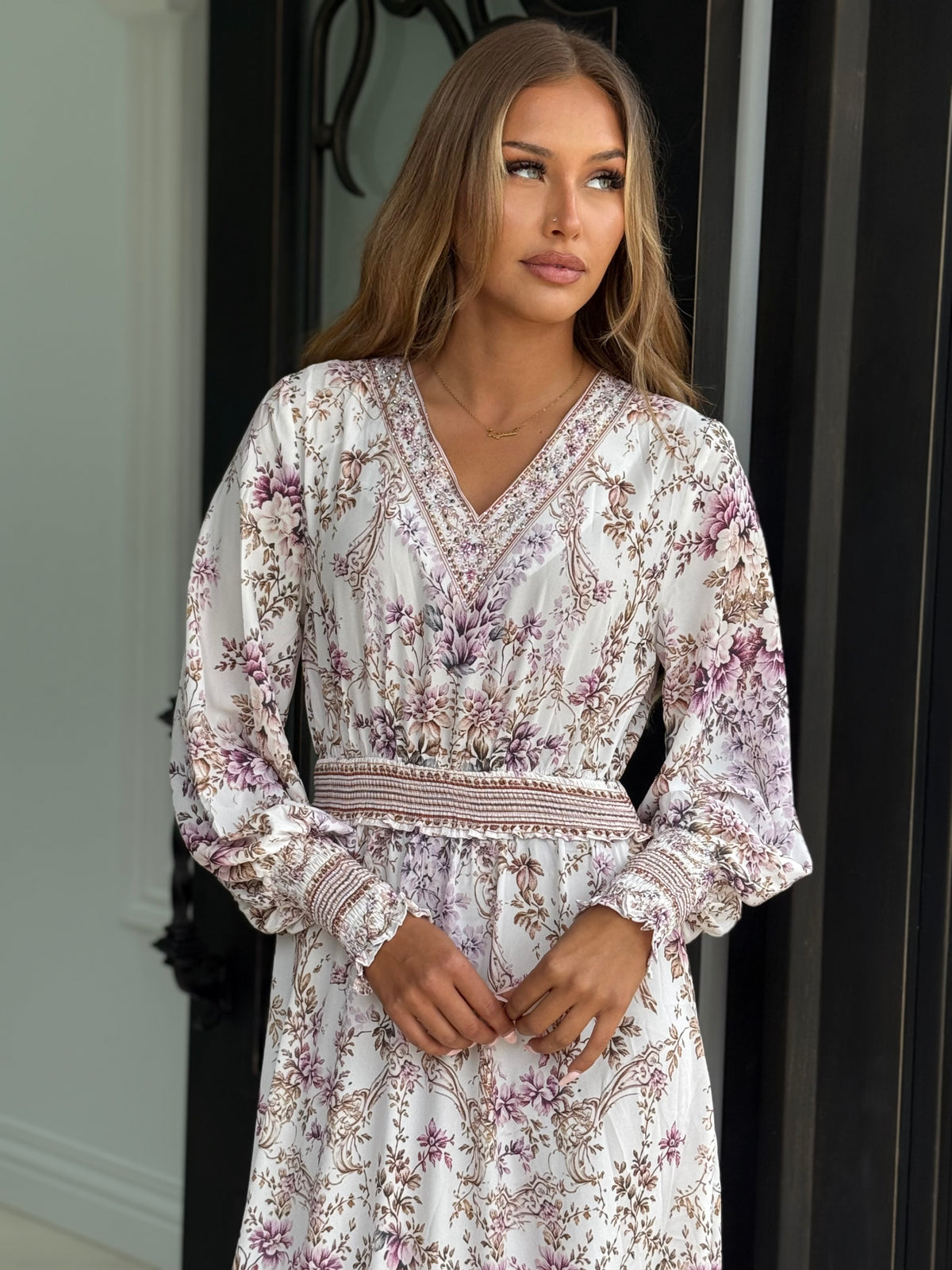 Poison Berry Beaded Dress