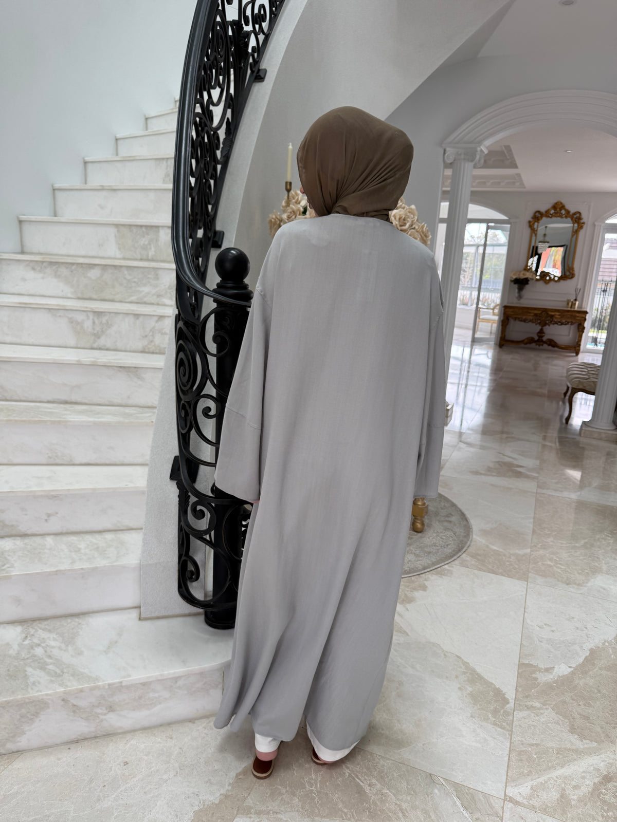 Linen Pocket Abaya