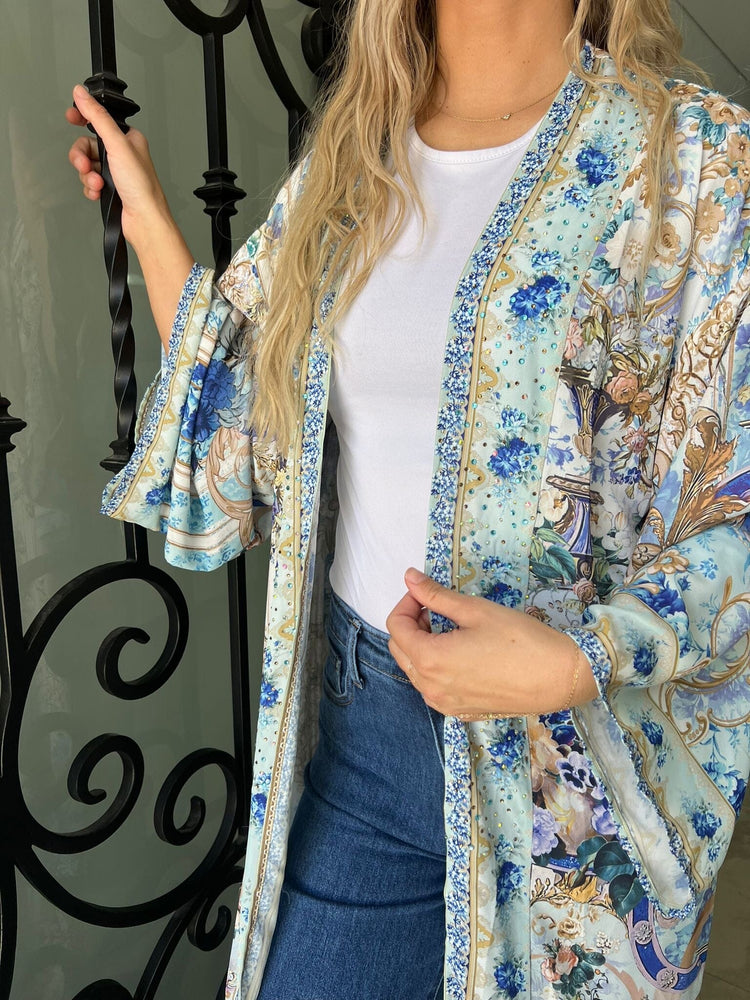 White Glam Kimono