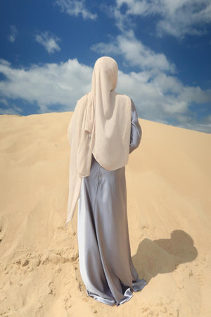 Al Sahara Slim Satin Dress