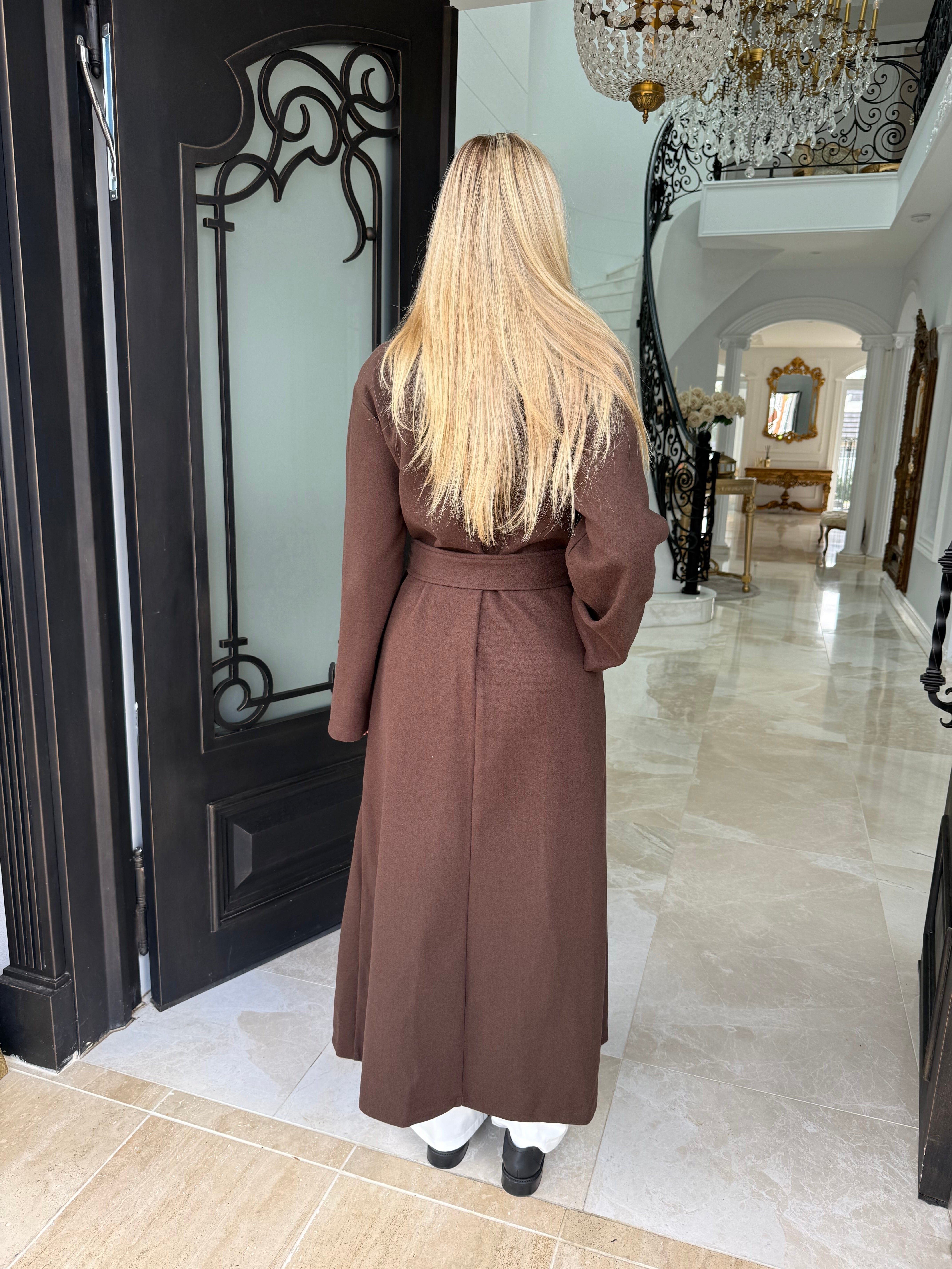 Tie Coat Abaya