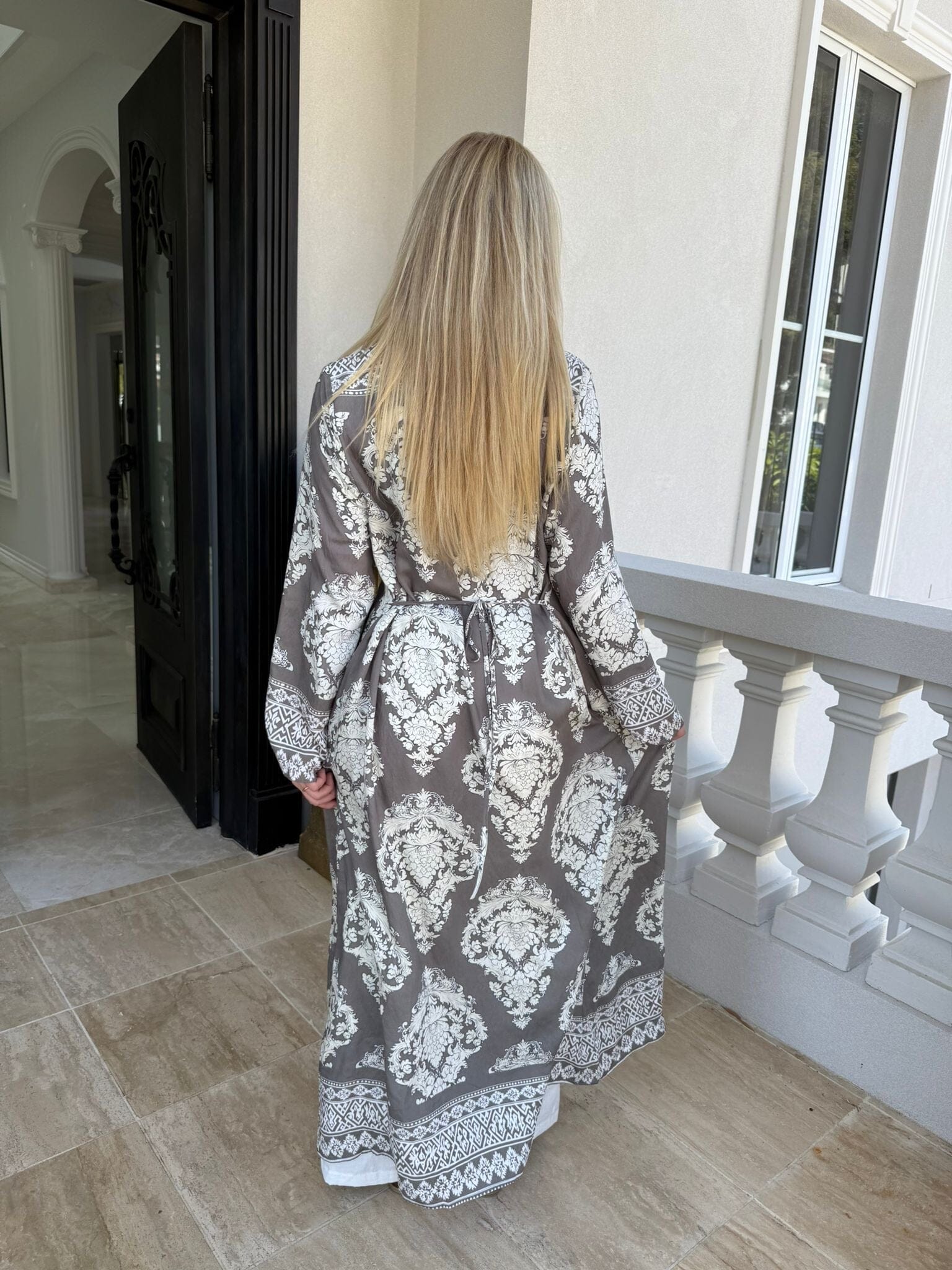 Charcoal Vintage Kimono