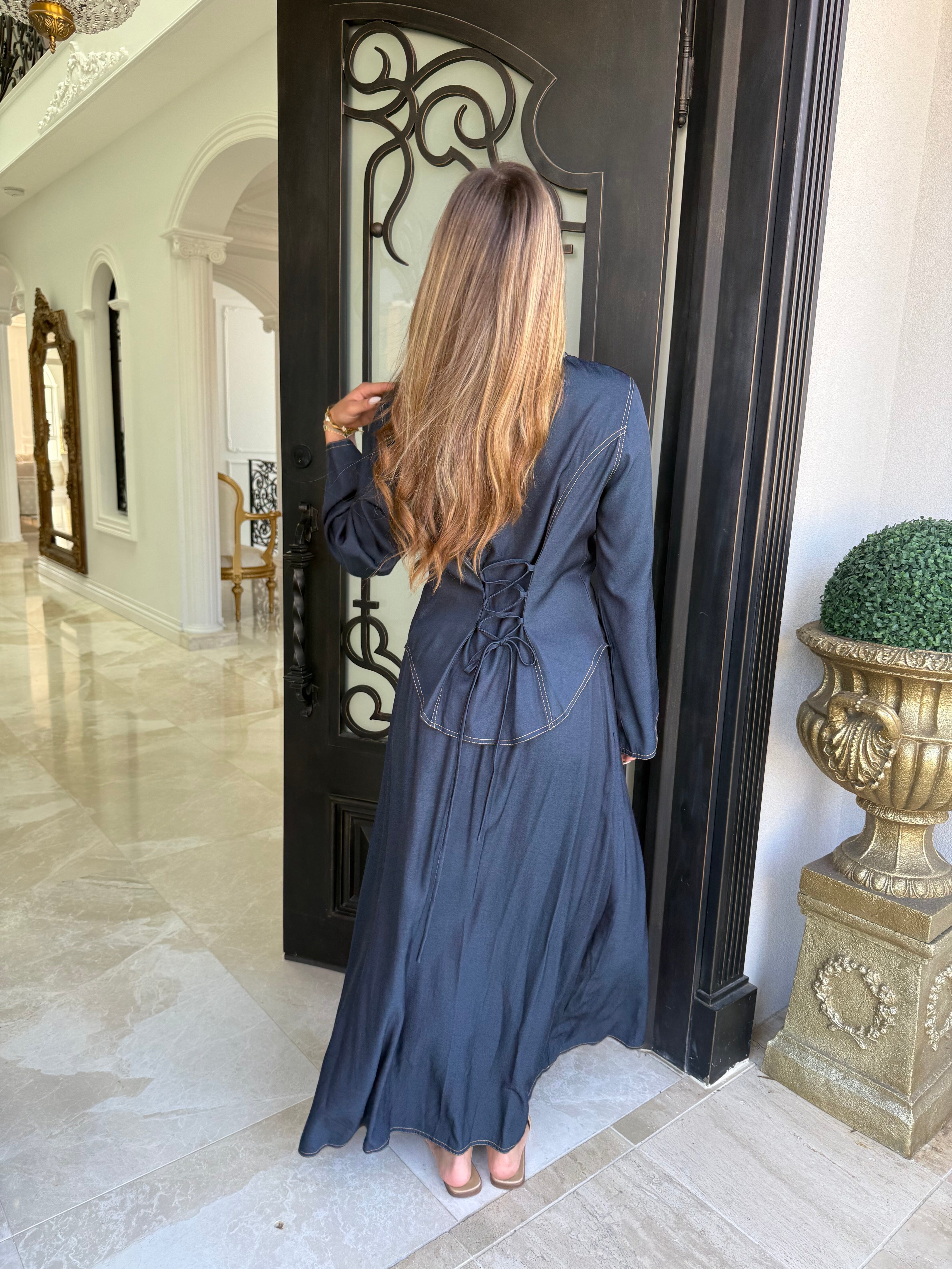 Chambray Skirt Set