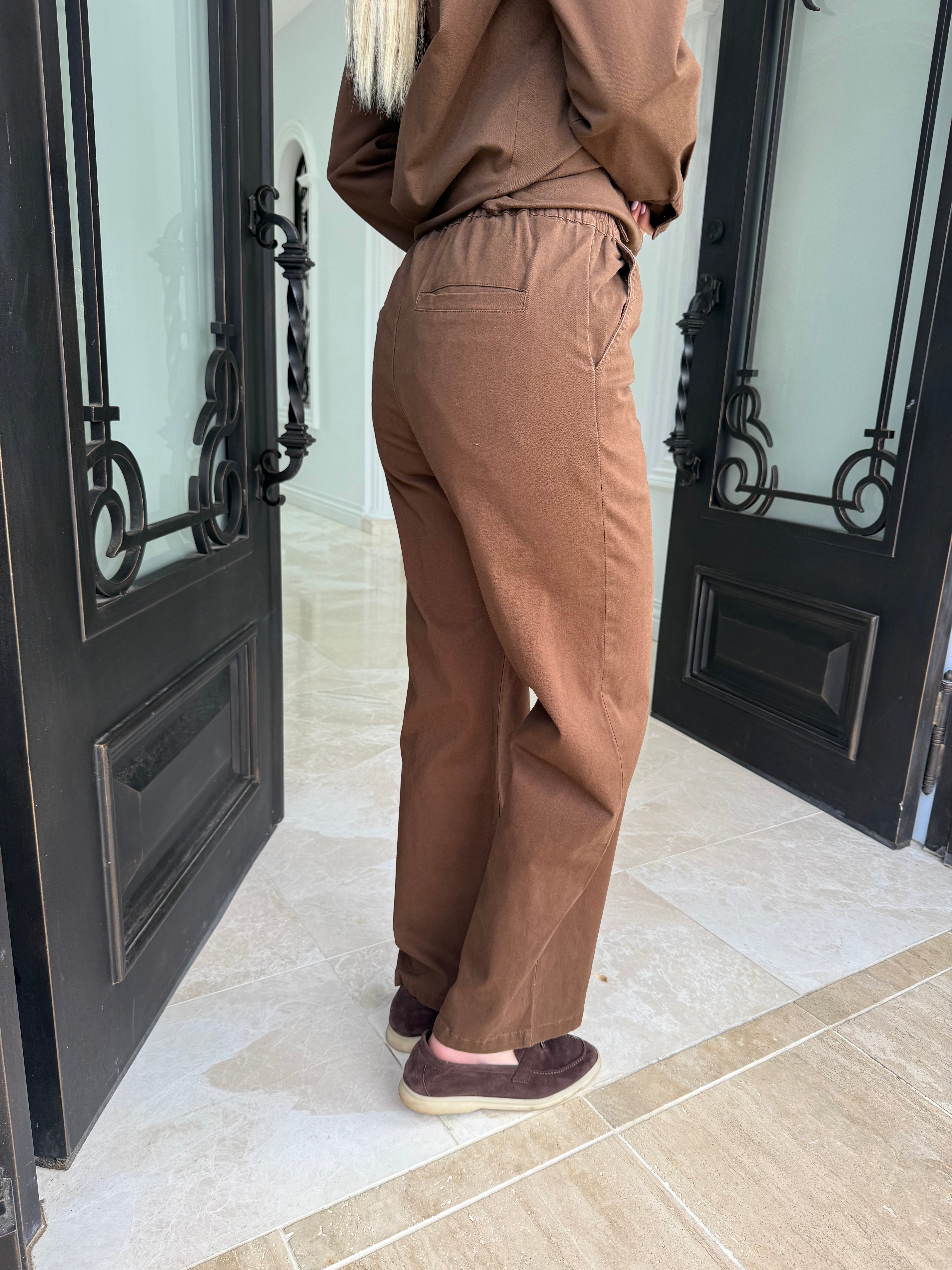 Denin Shacket Set