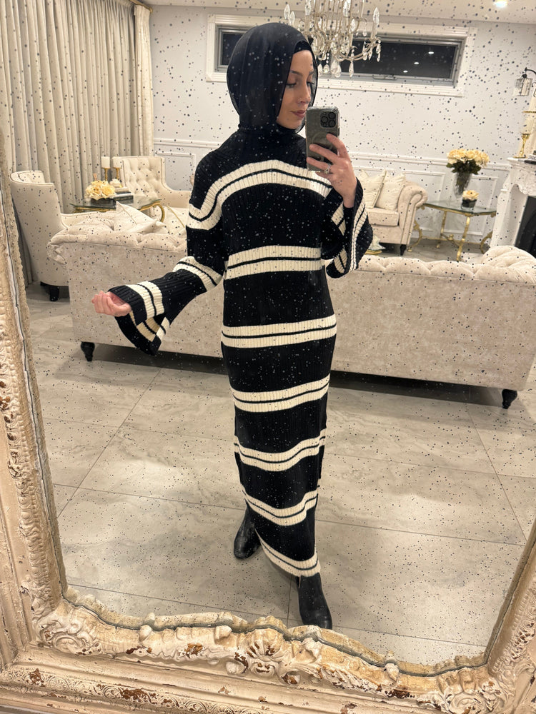 Stripe Knit Dress