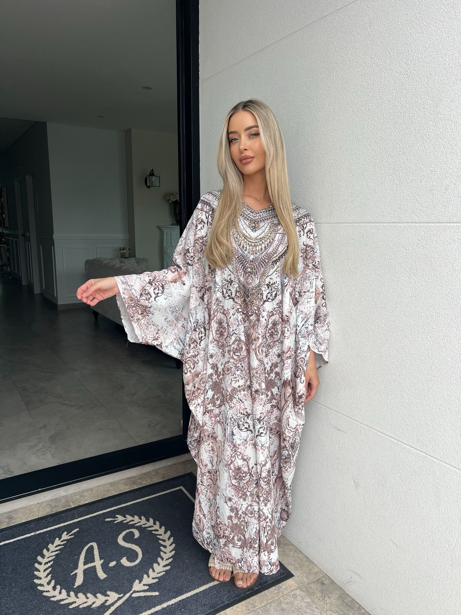 Ruby Batwing Kaftan