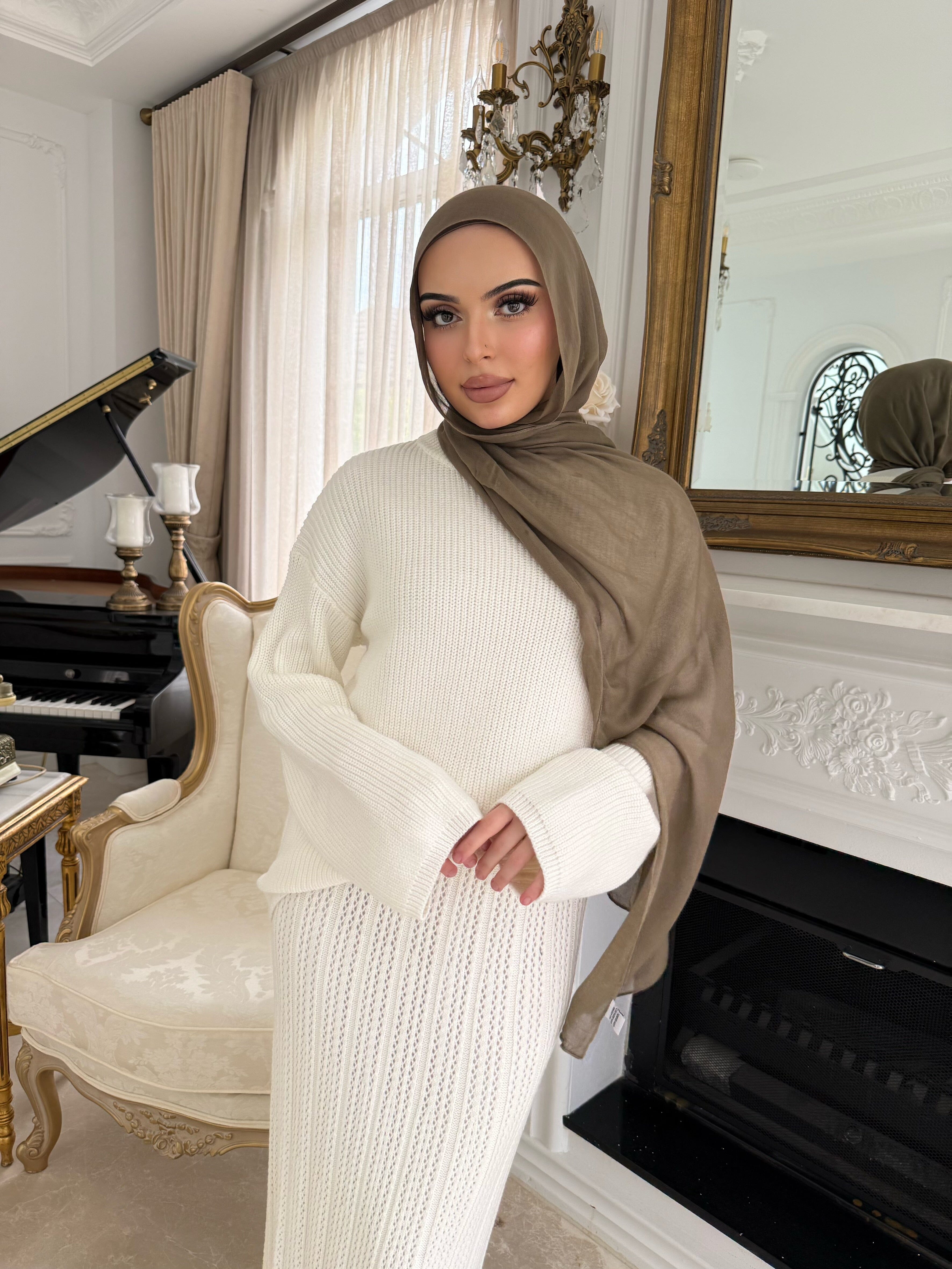 Braided Knitted Set