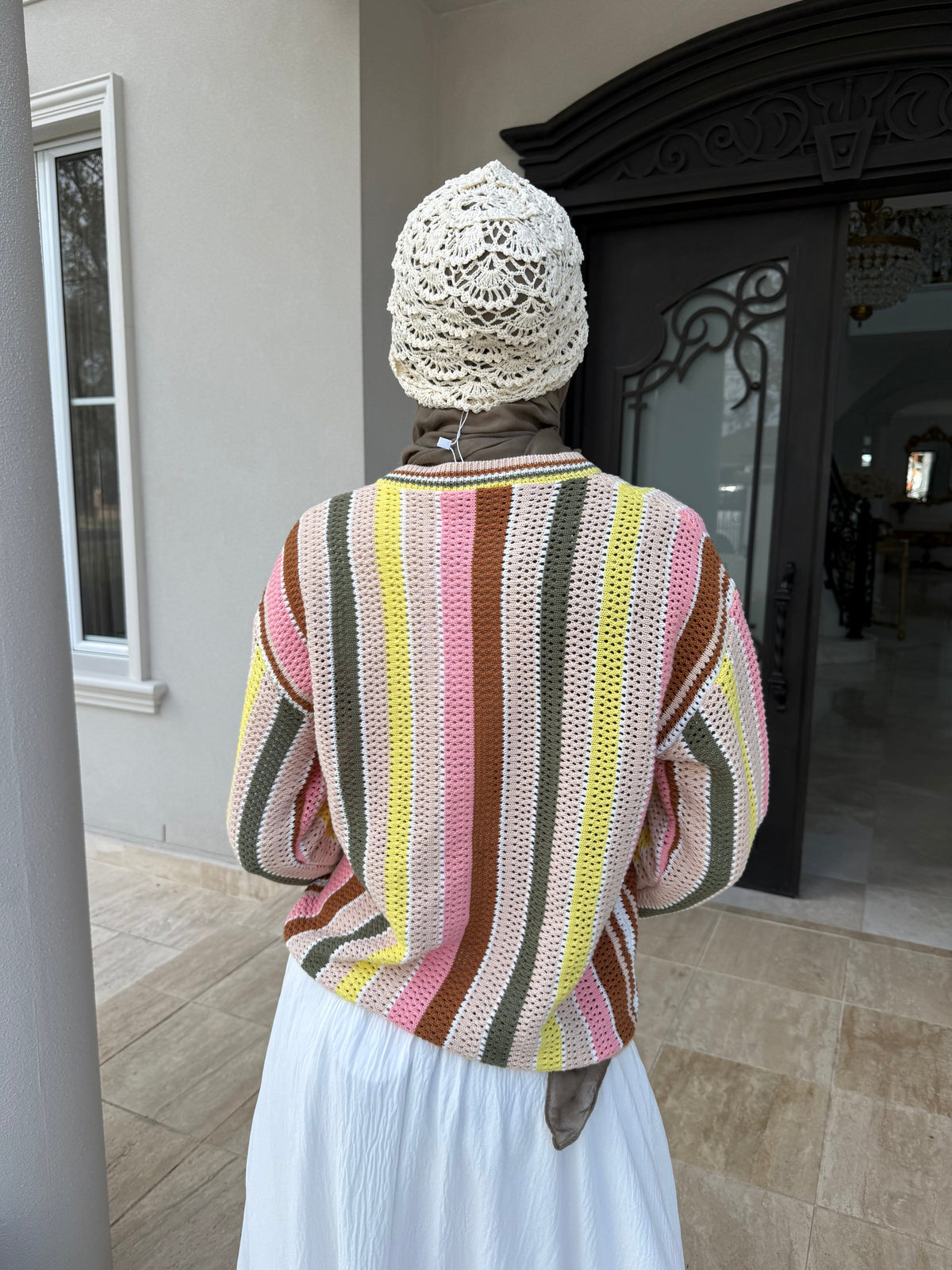 Multi Crochet Caridgan