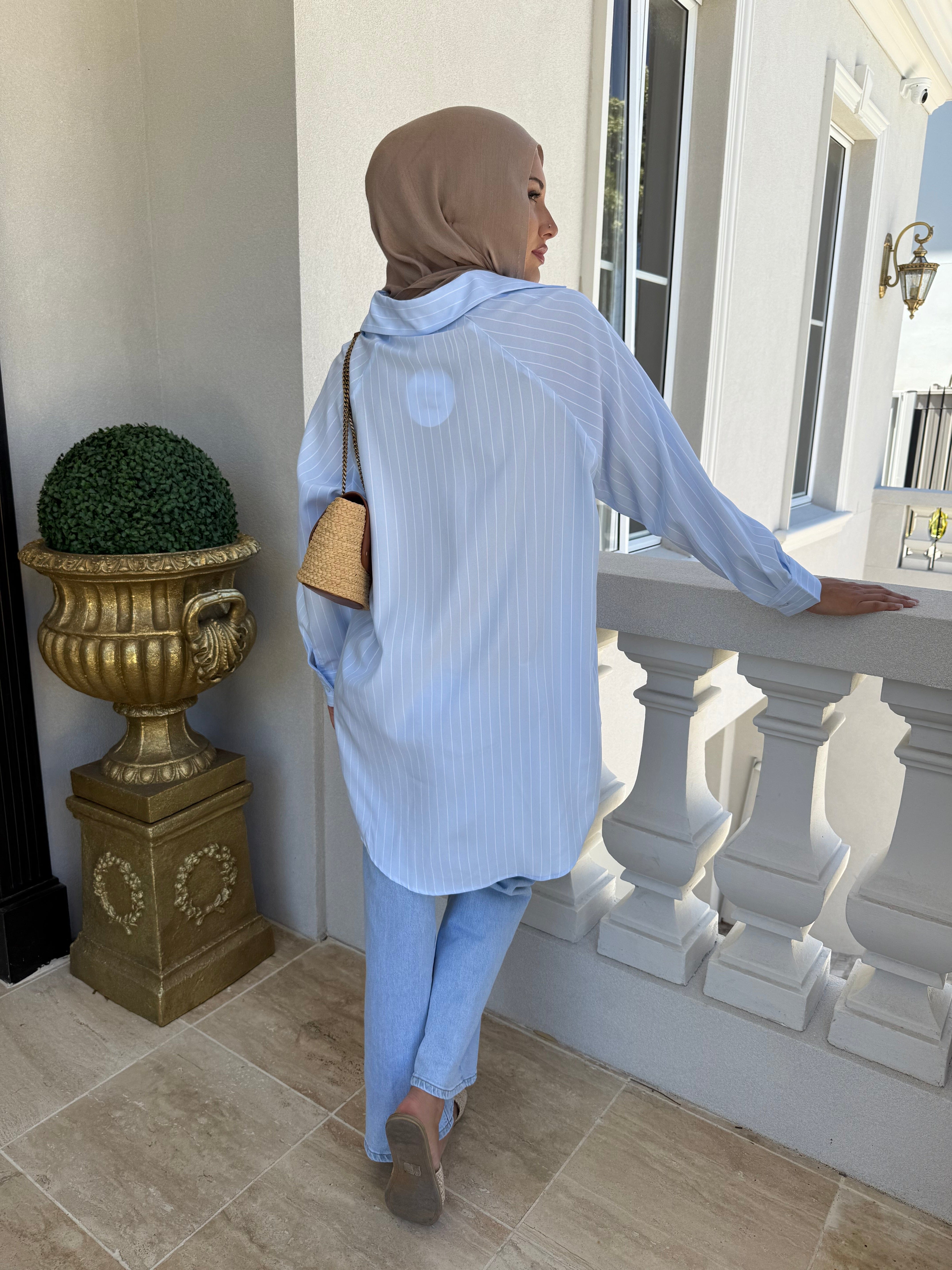 High Low Stripe Shirt