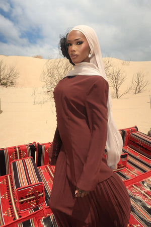 Al Sahara Pleated Set