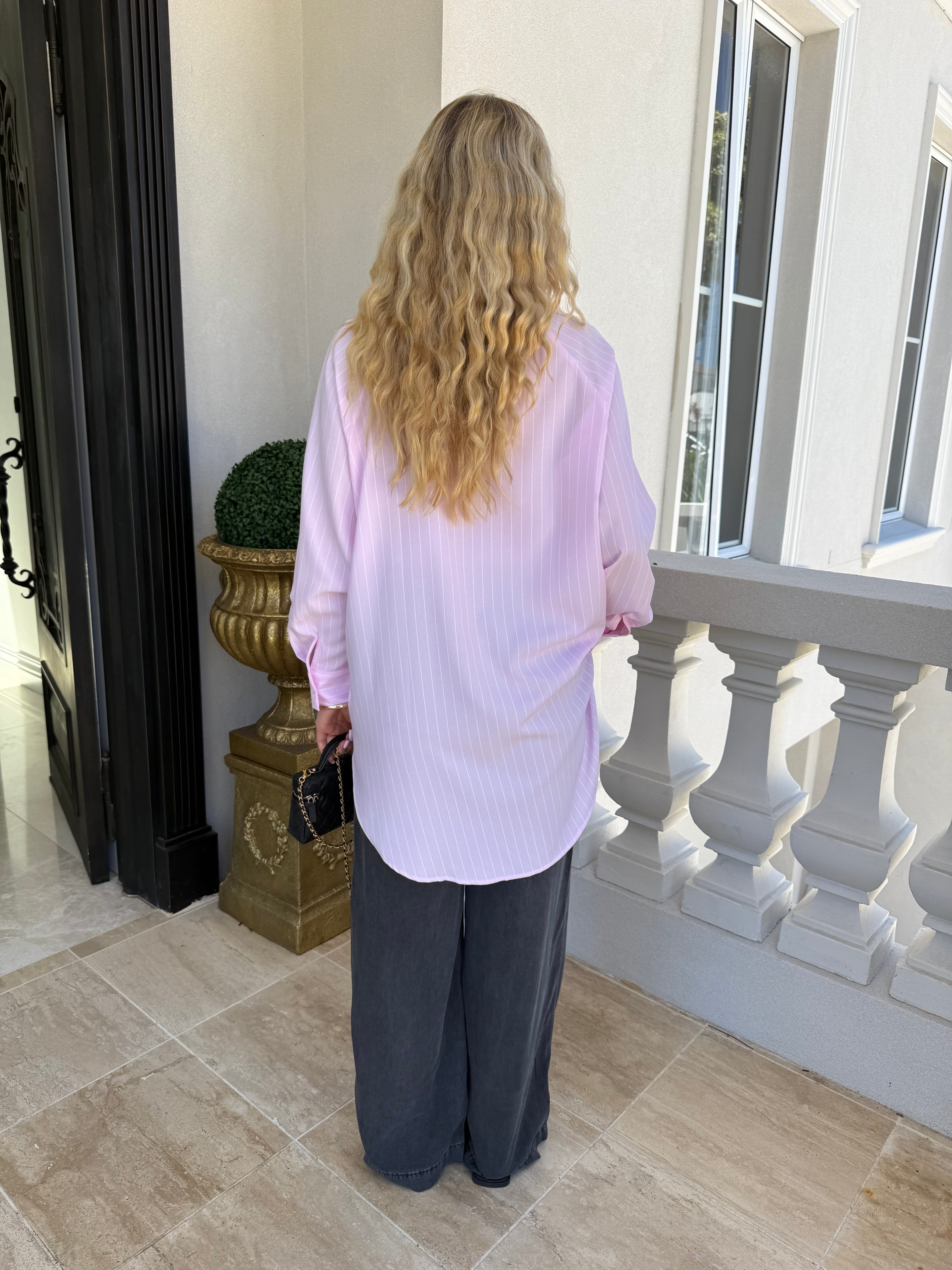 High Low Stripe Shirt