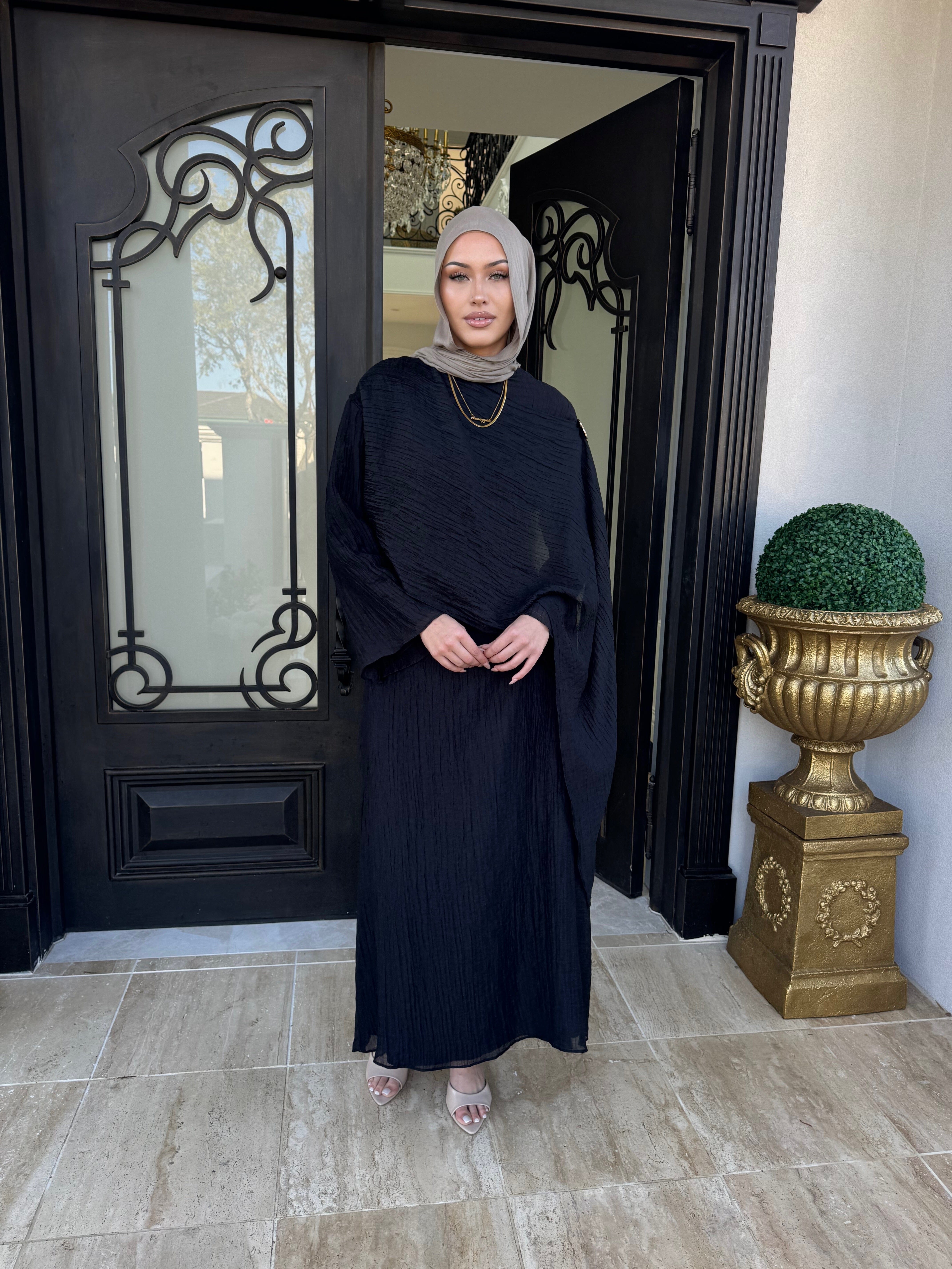 Drape Crinkle Dress