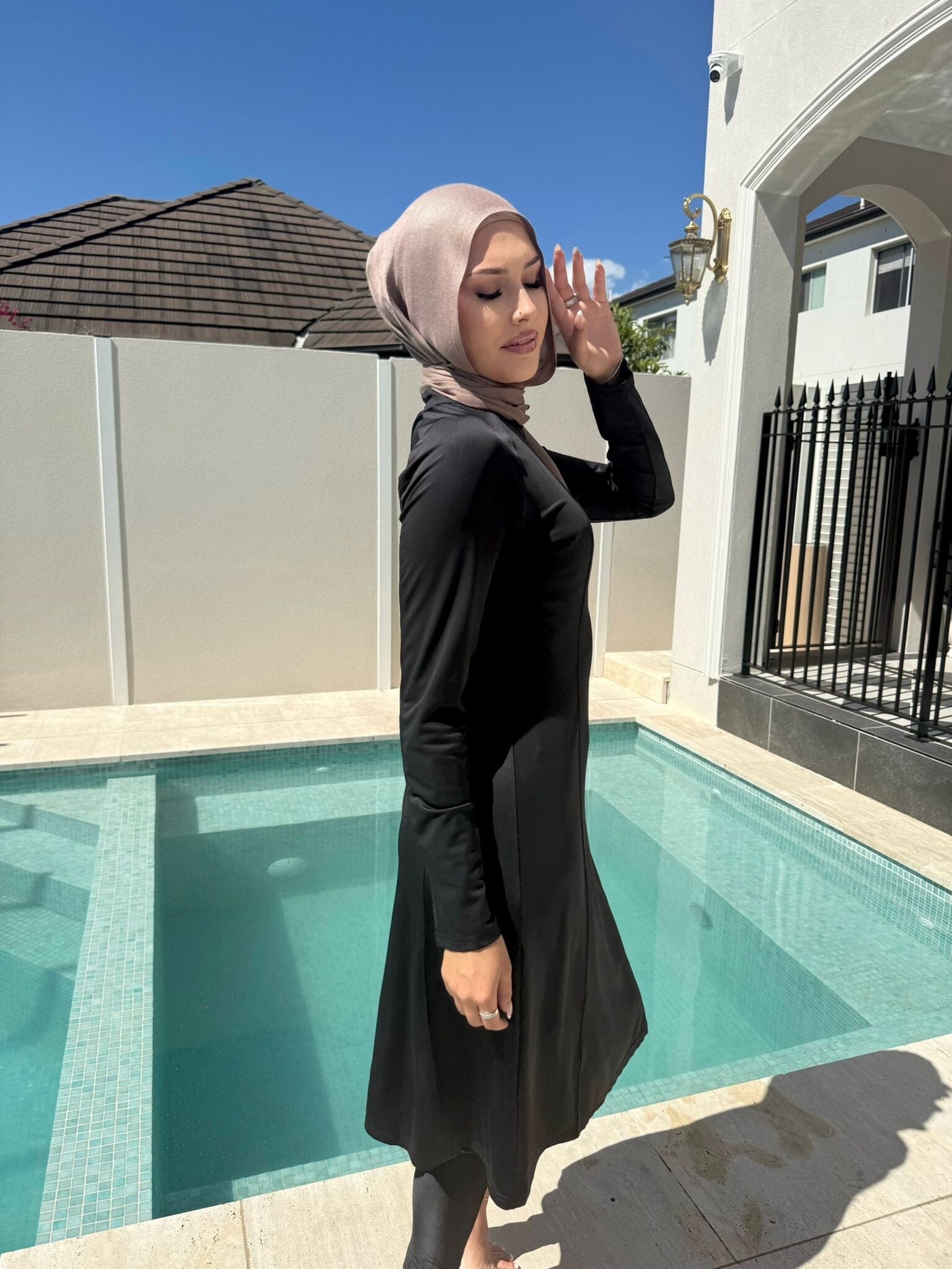 Half Zip Swim Tunic