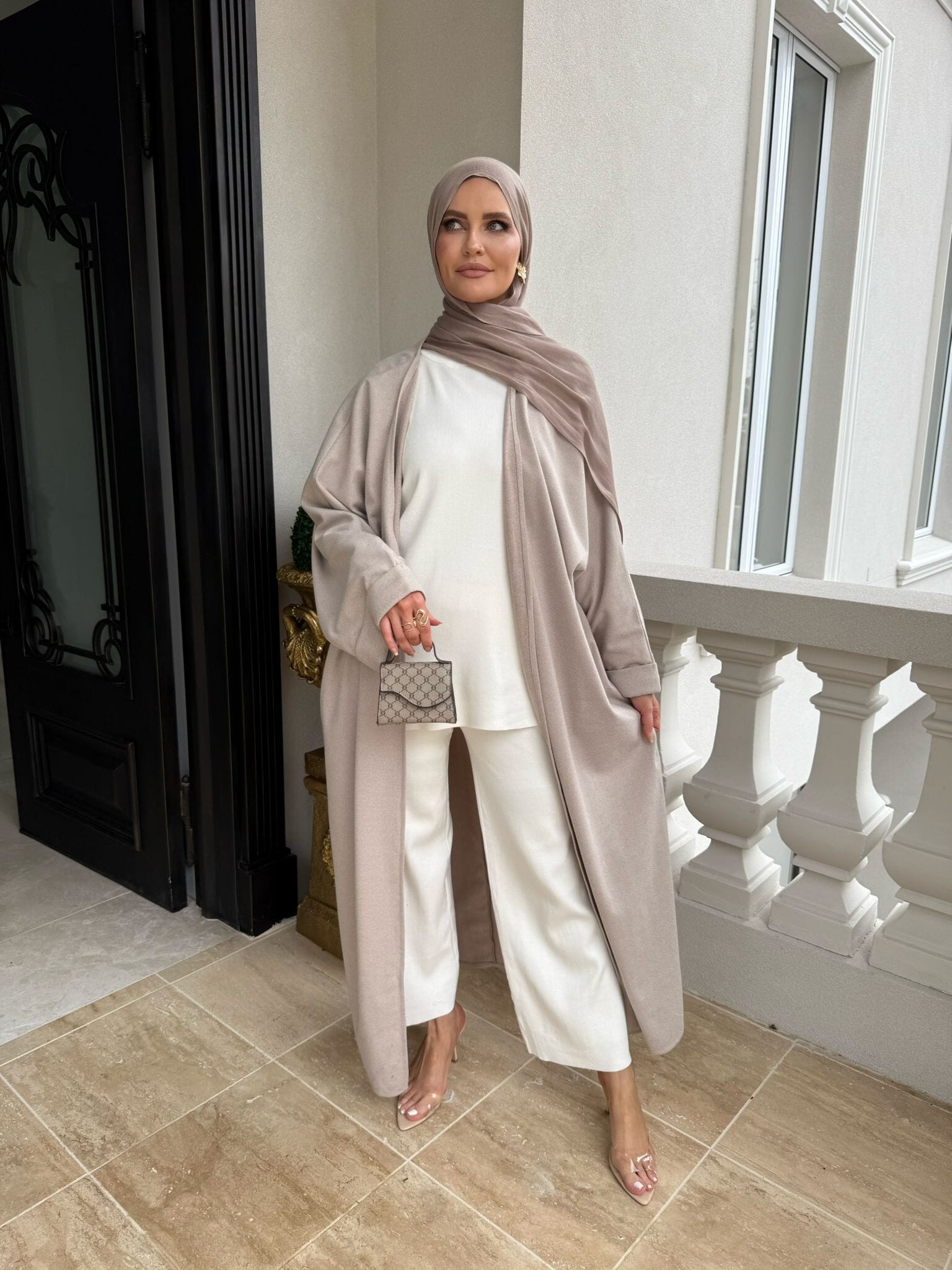 Textured Abaya kimono