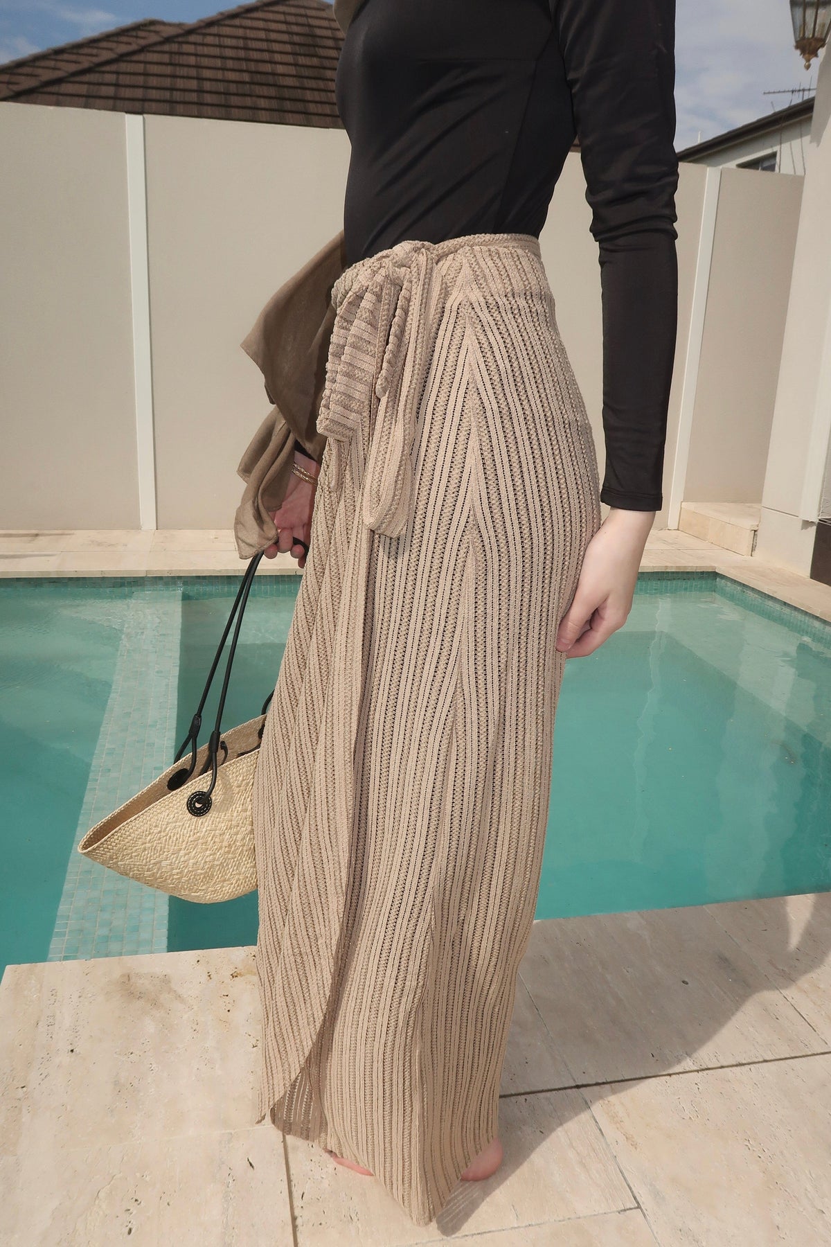Crochet Plain Wrap Sarong