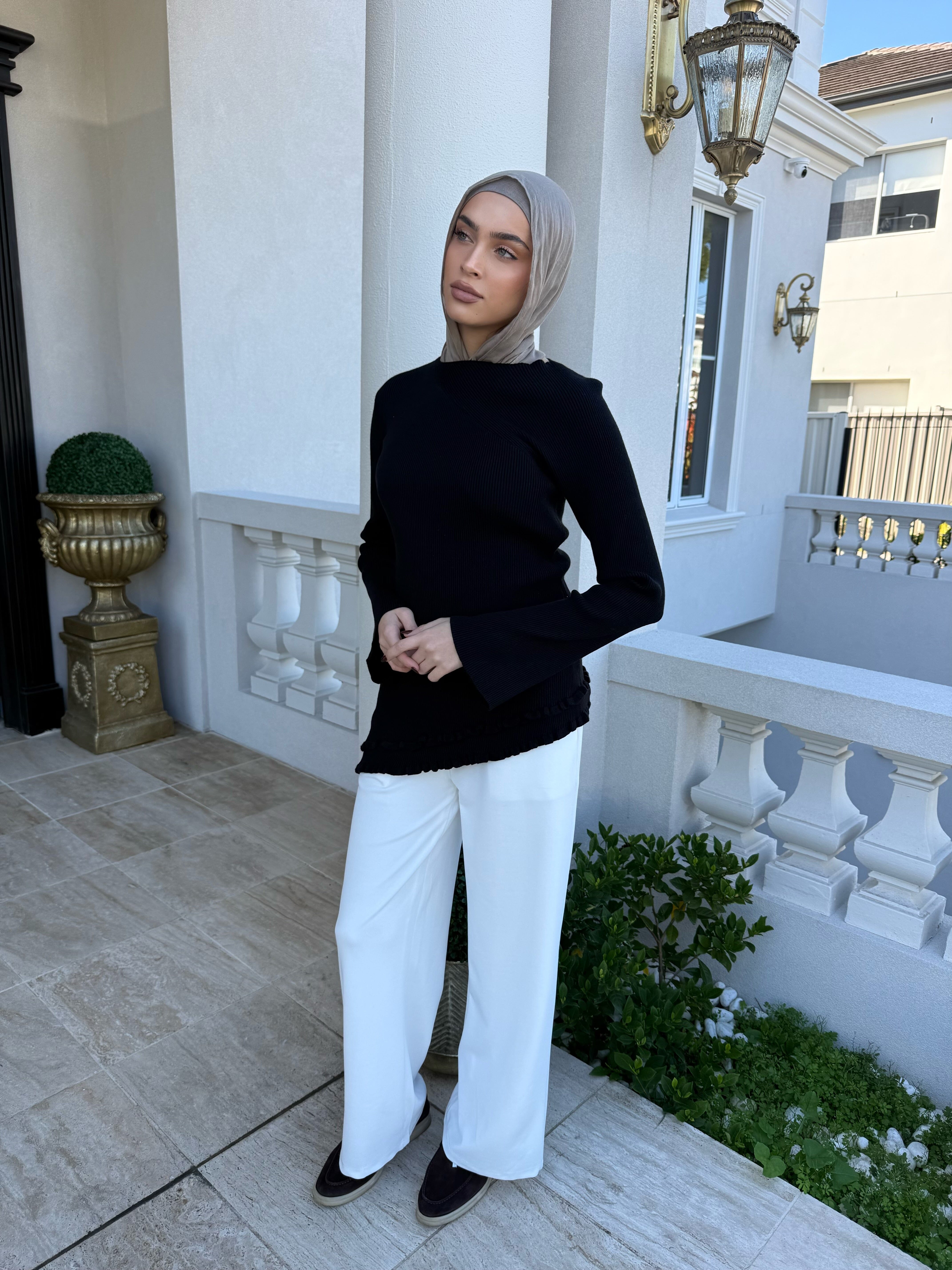 Frill Knit Jumper