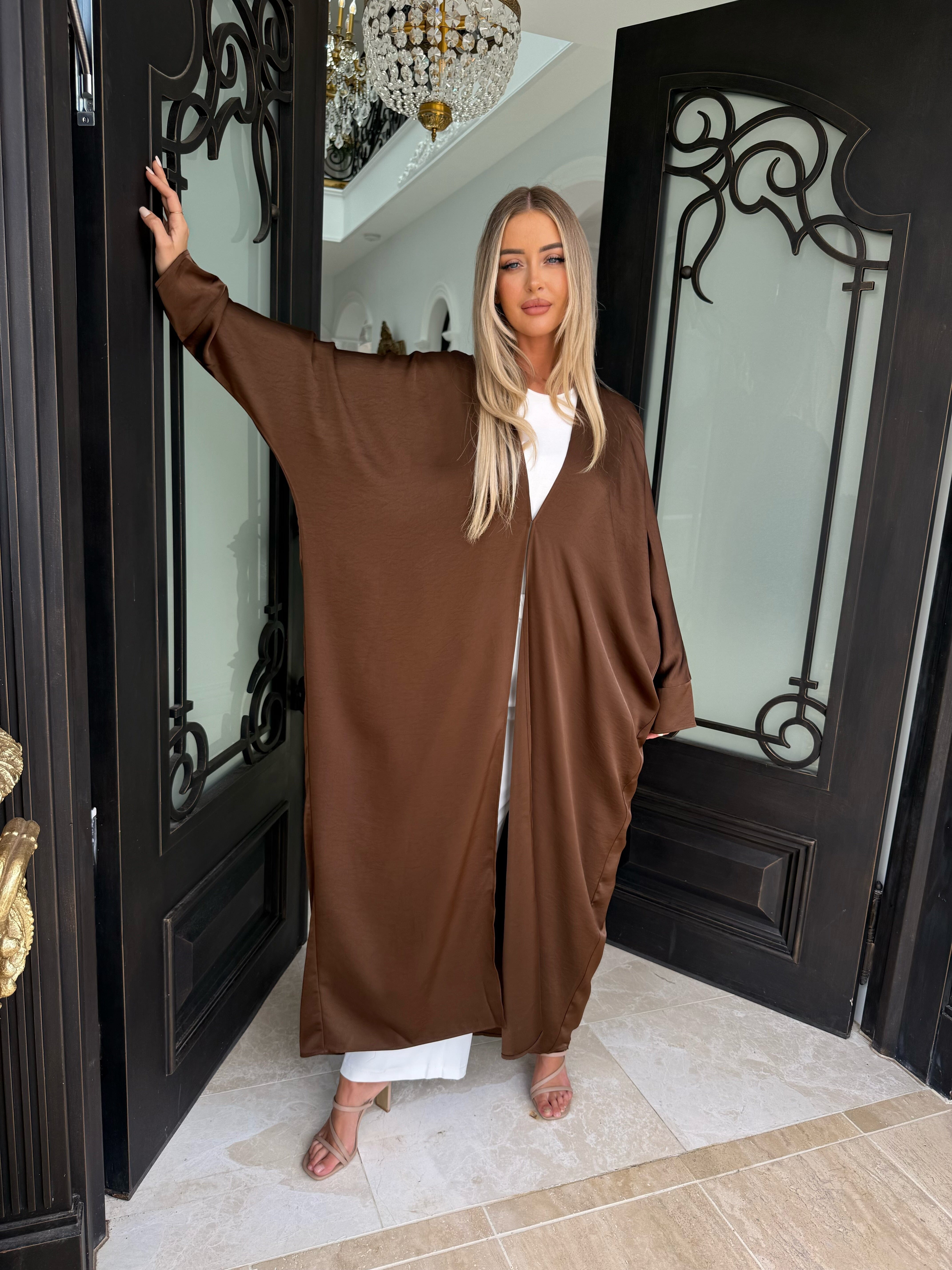Layali Batwing Open Abaya