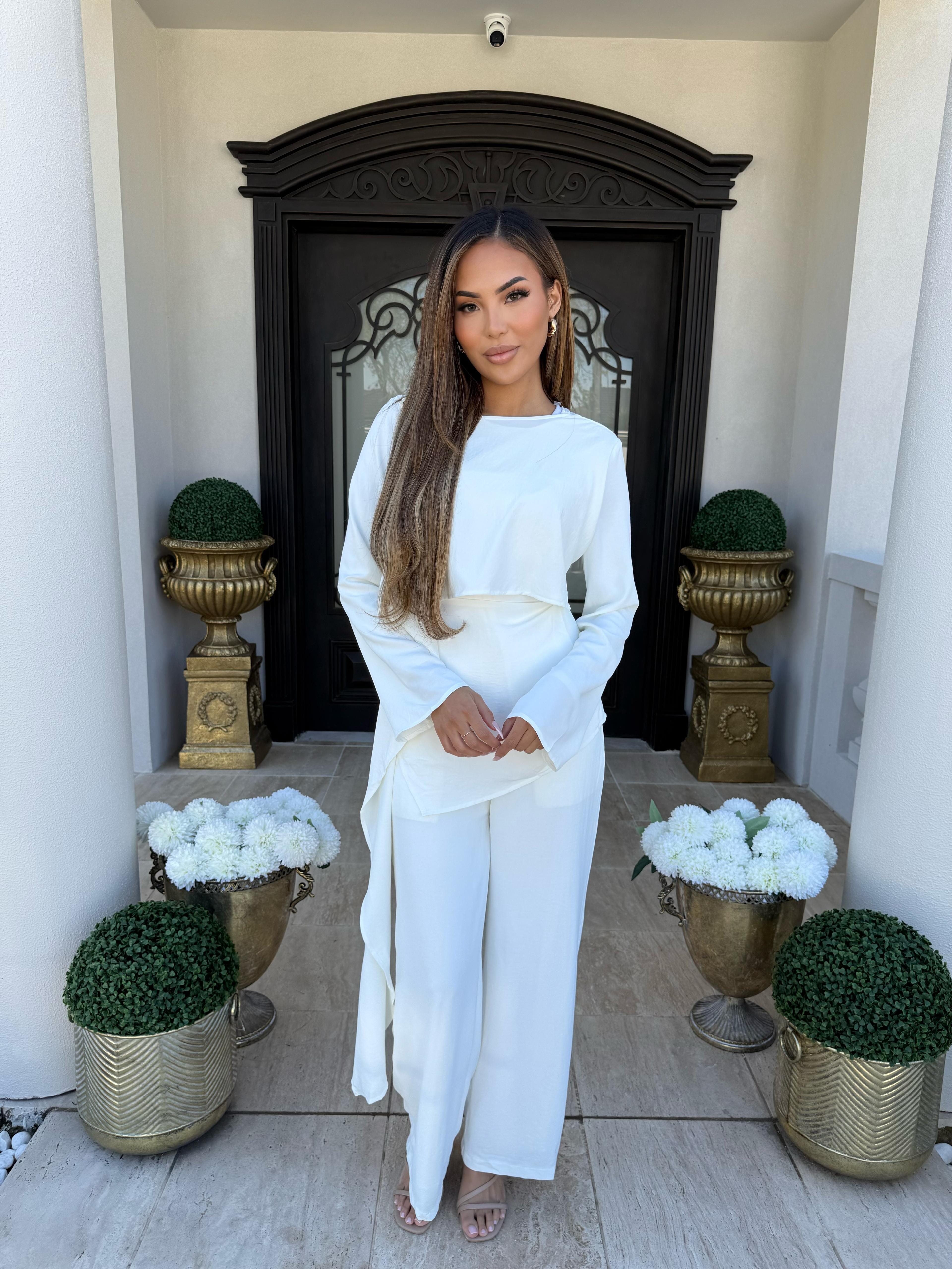 White Drape Set
