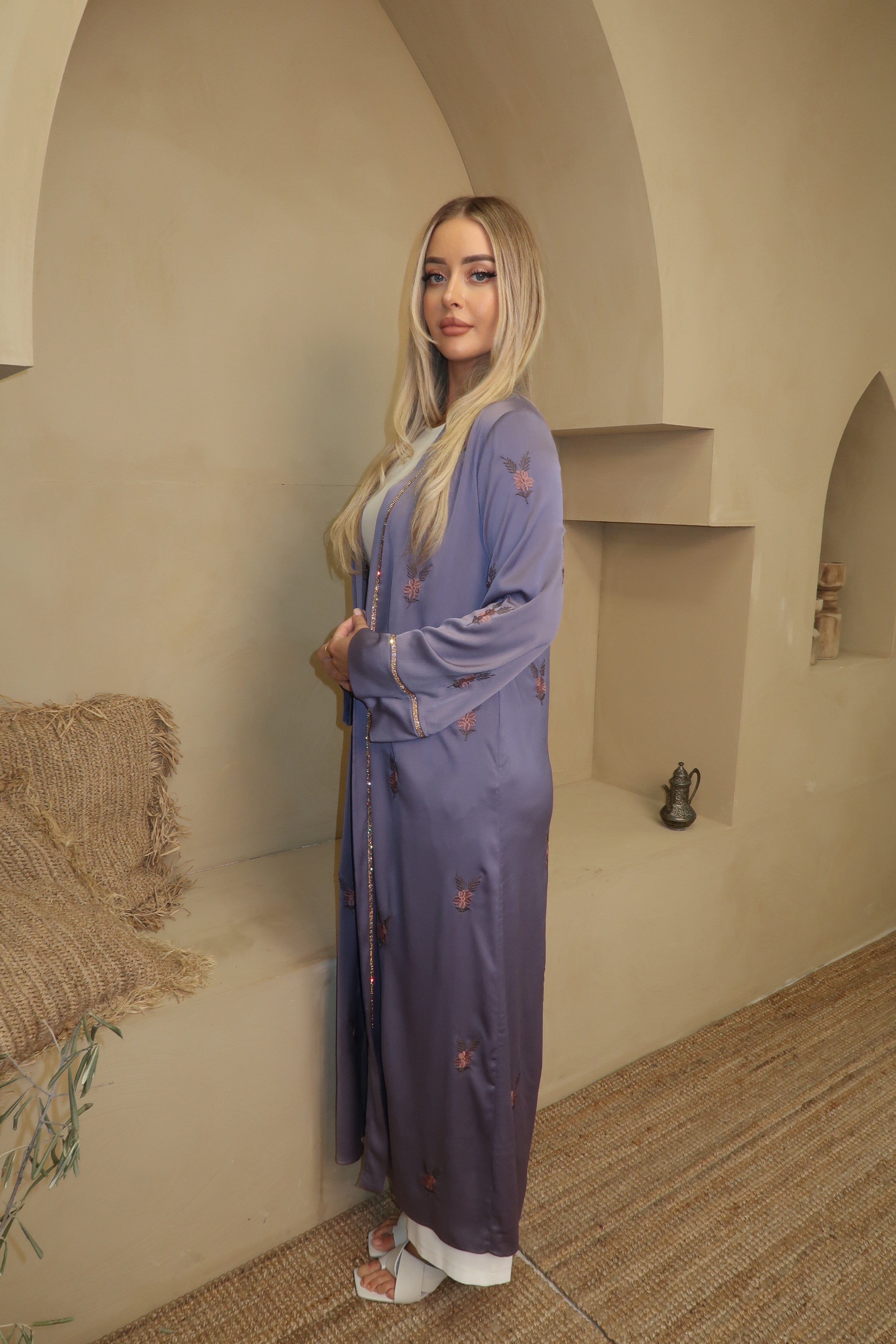 Layali Embroidered Abaya