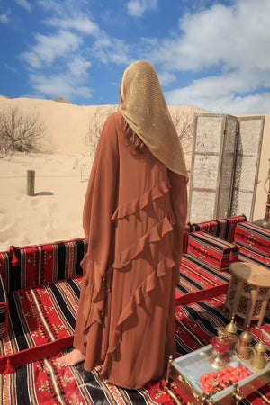 Al Sahara Ruffle Abaya