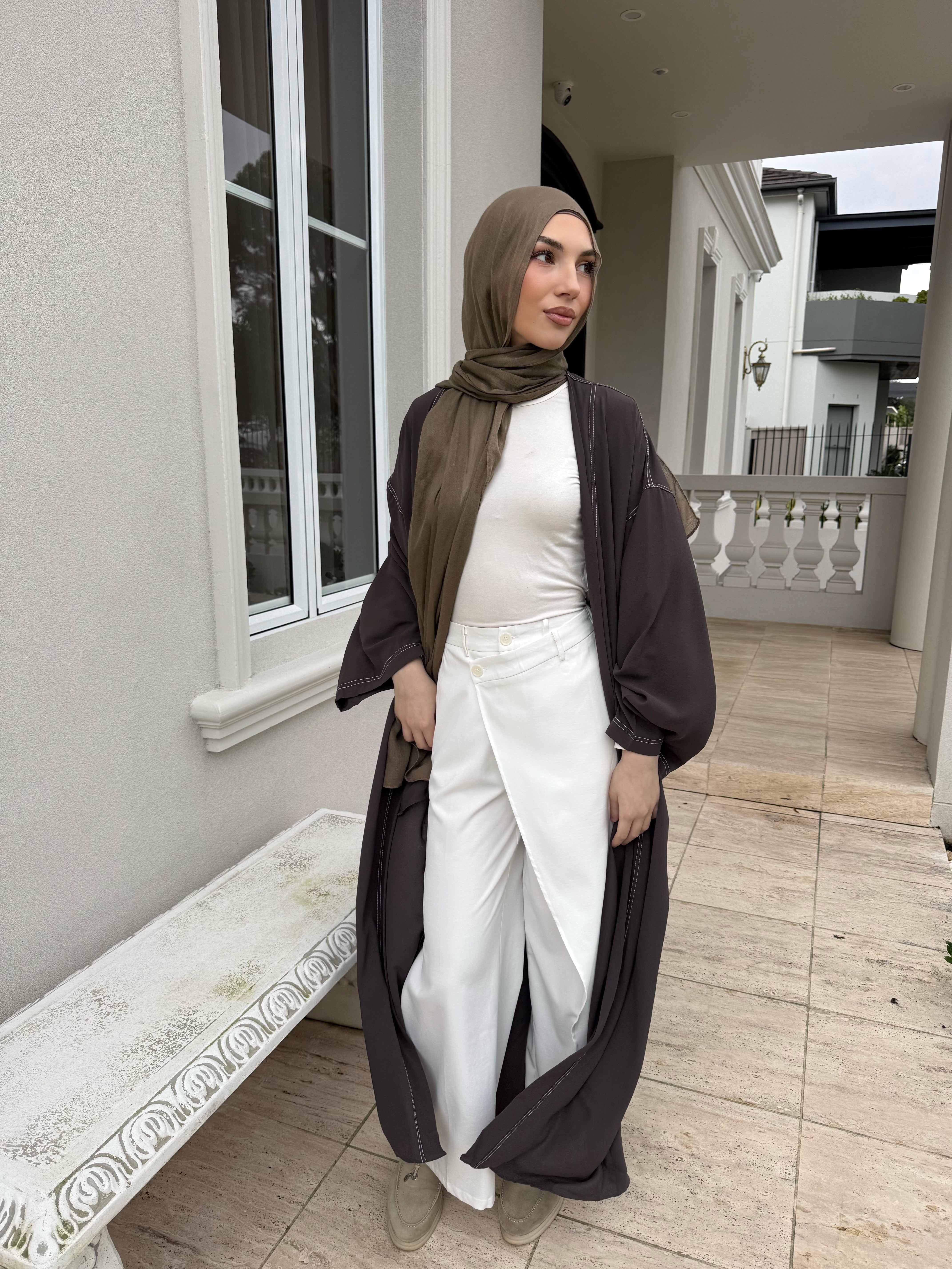 Fold Over Linen Pants