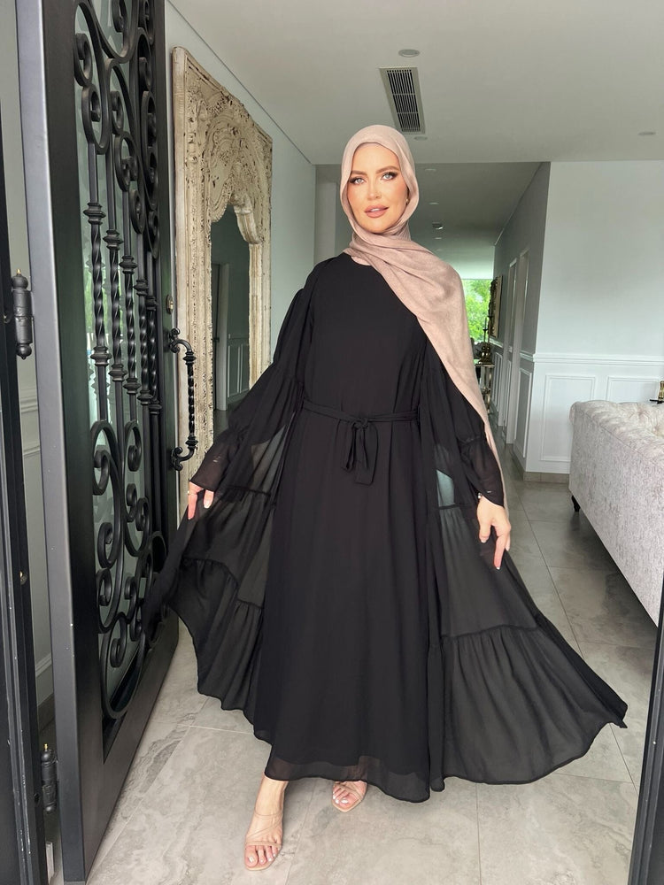 Chiffon Abaya Set