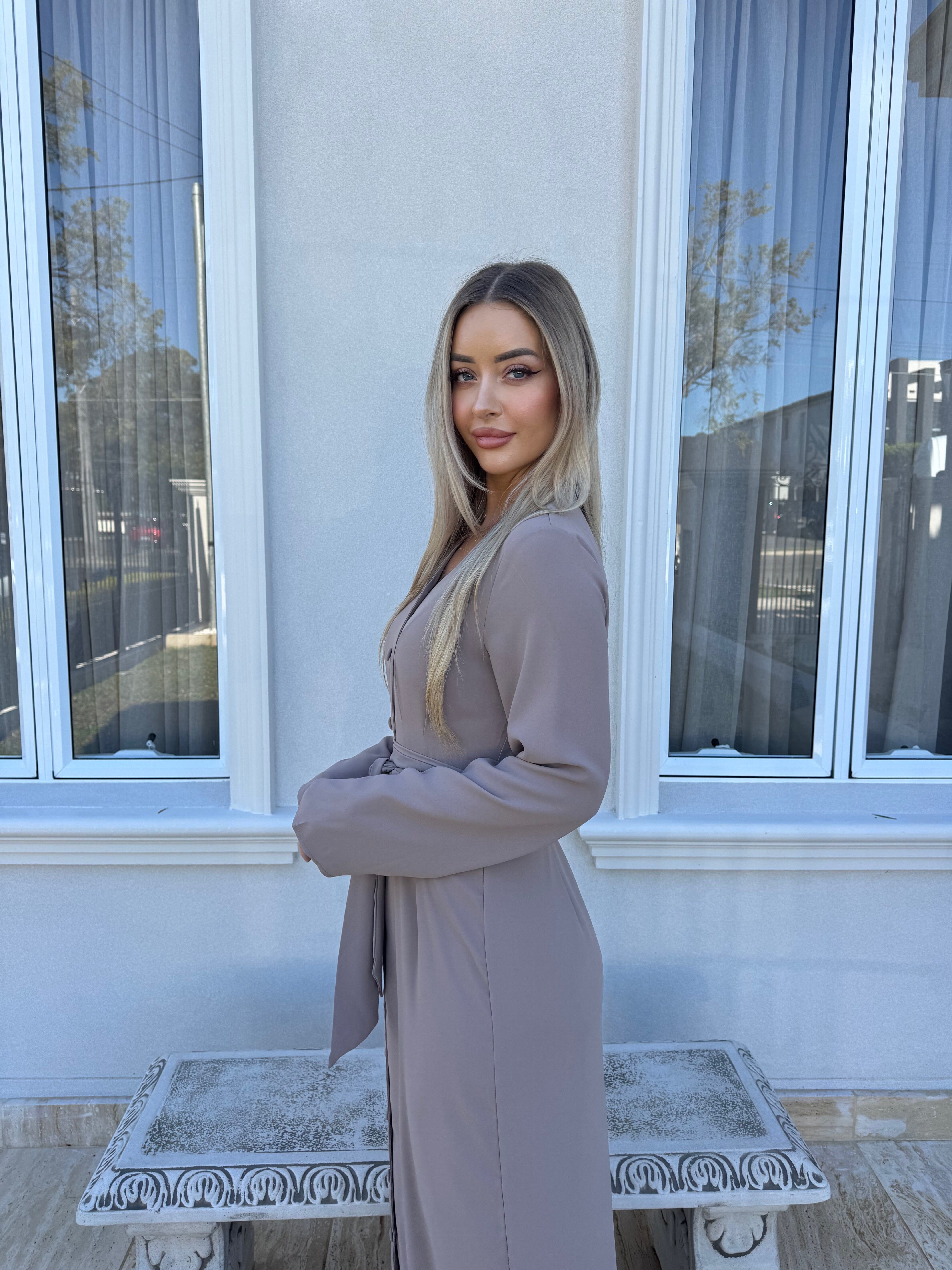 Nadia Button Dress