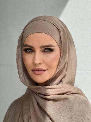Premium Sand Hijab Set