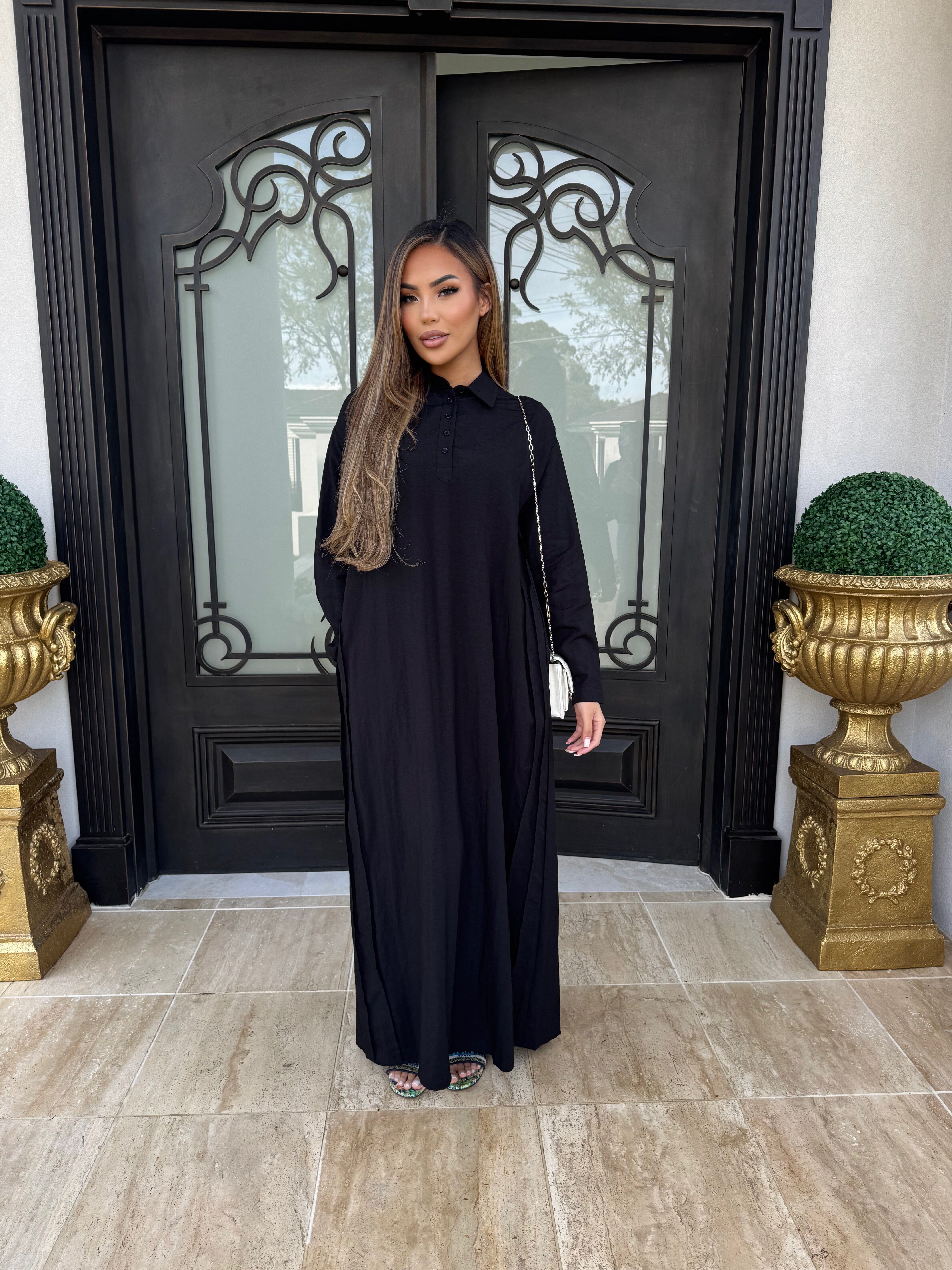 Linen Abaya