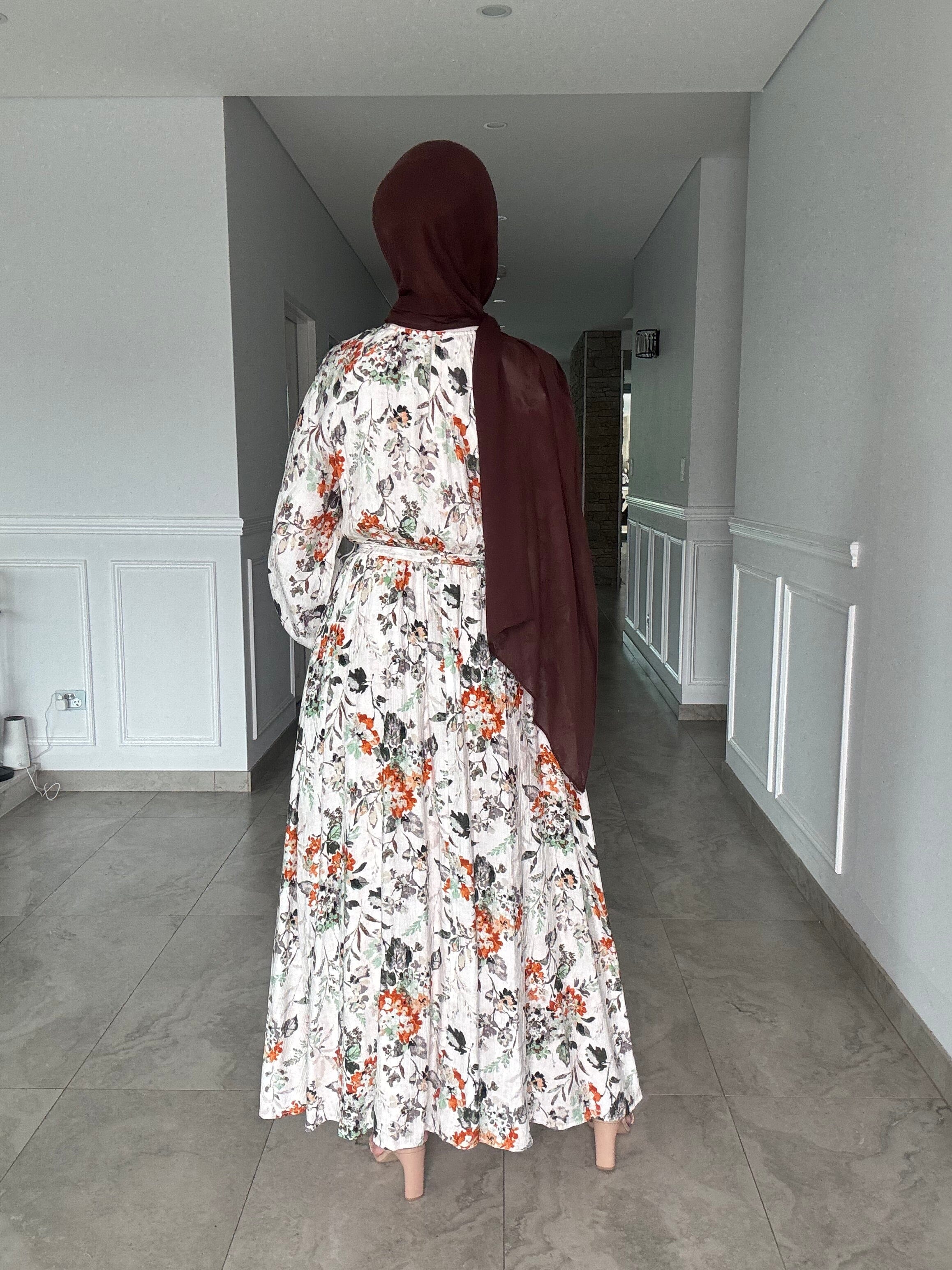 White floral Dress