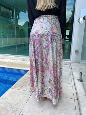 Shelly Pink Swim Sarong