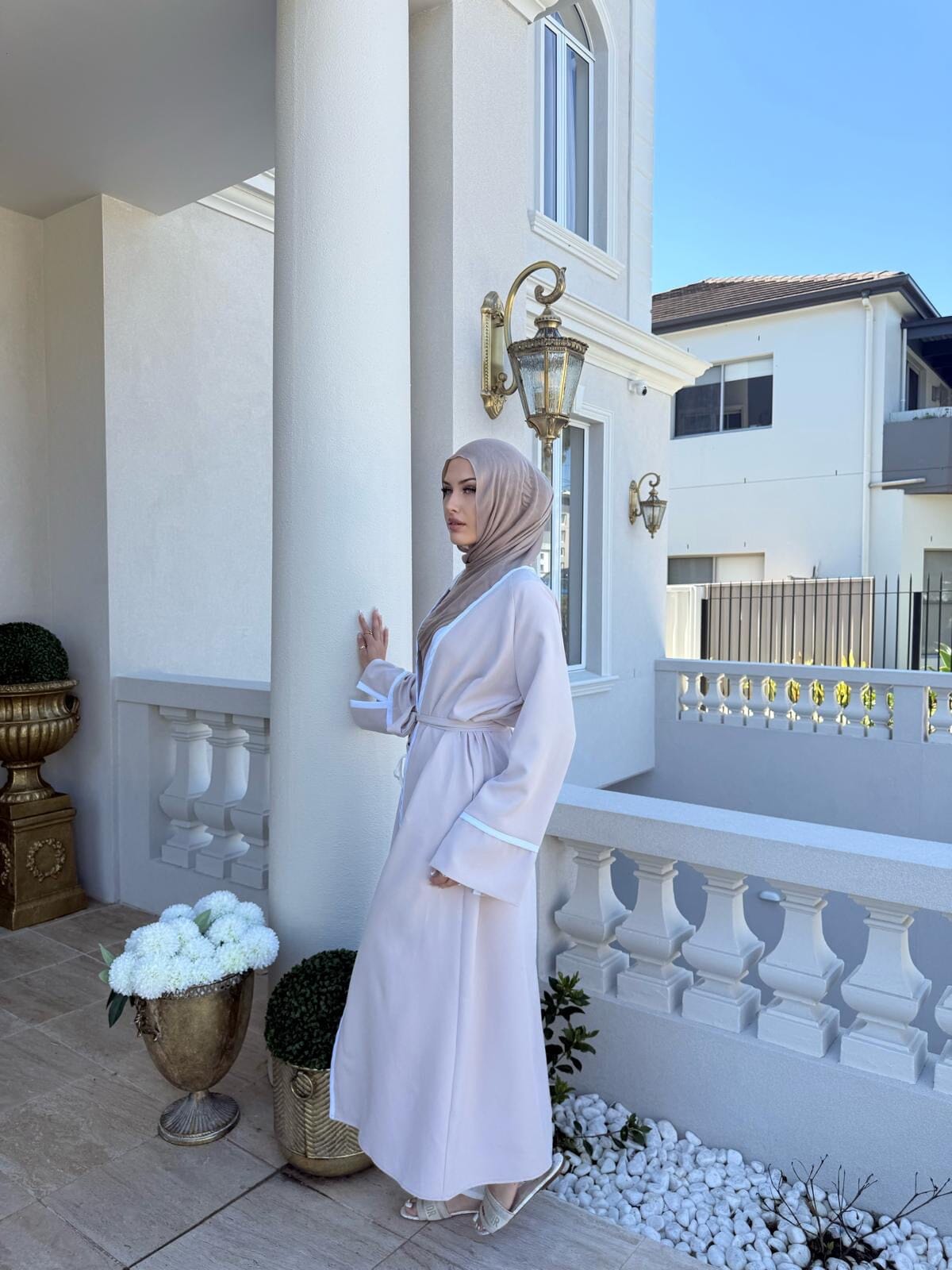 Trimmed Abaya