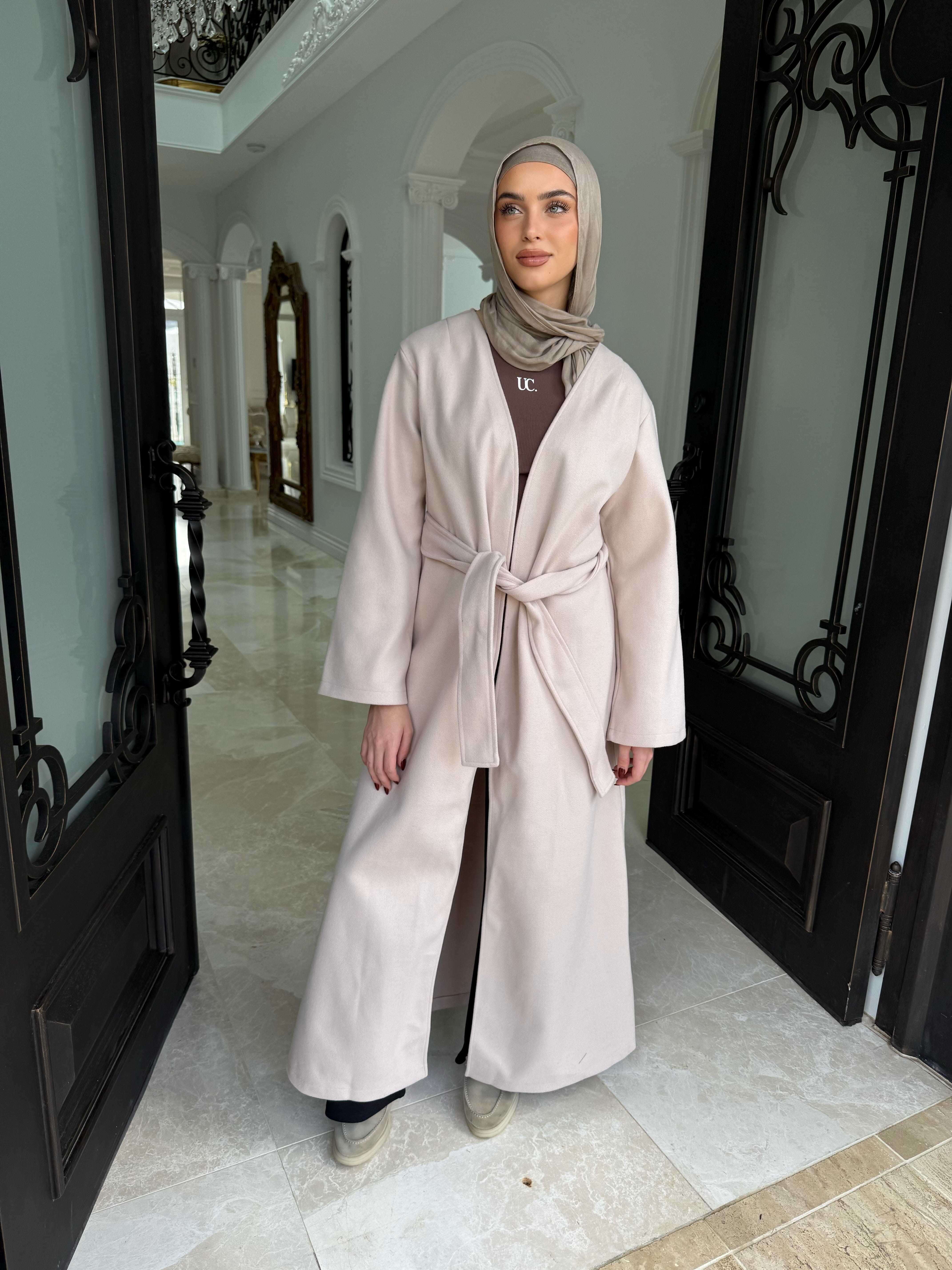 Tie Coat Abaya
