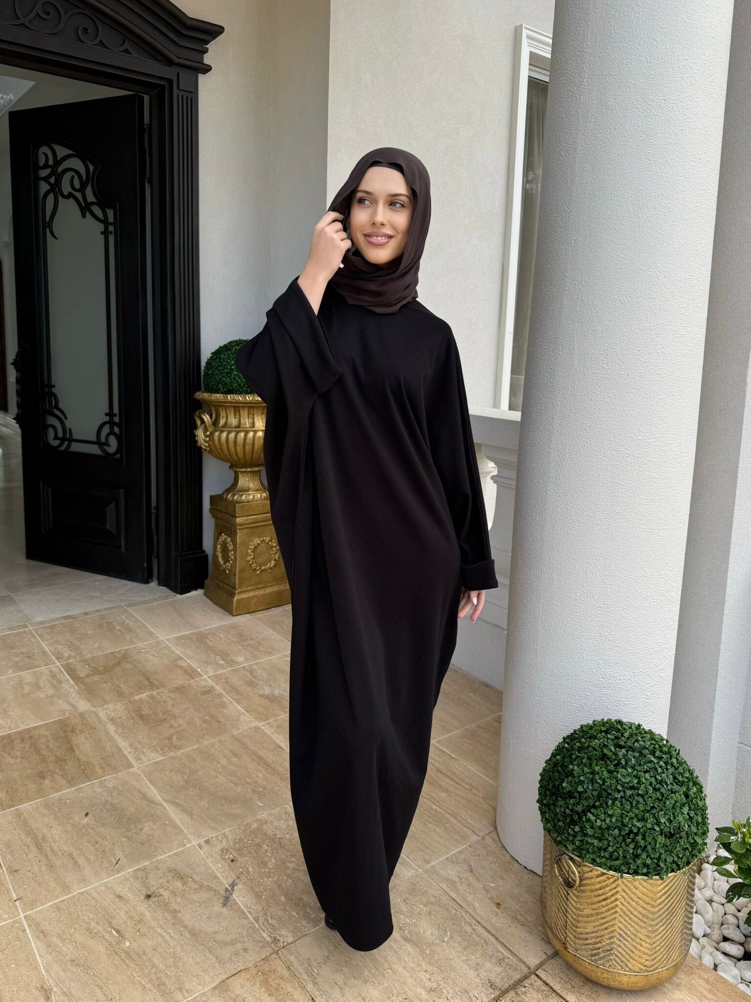 Textured Winter Abaya