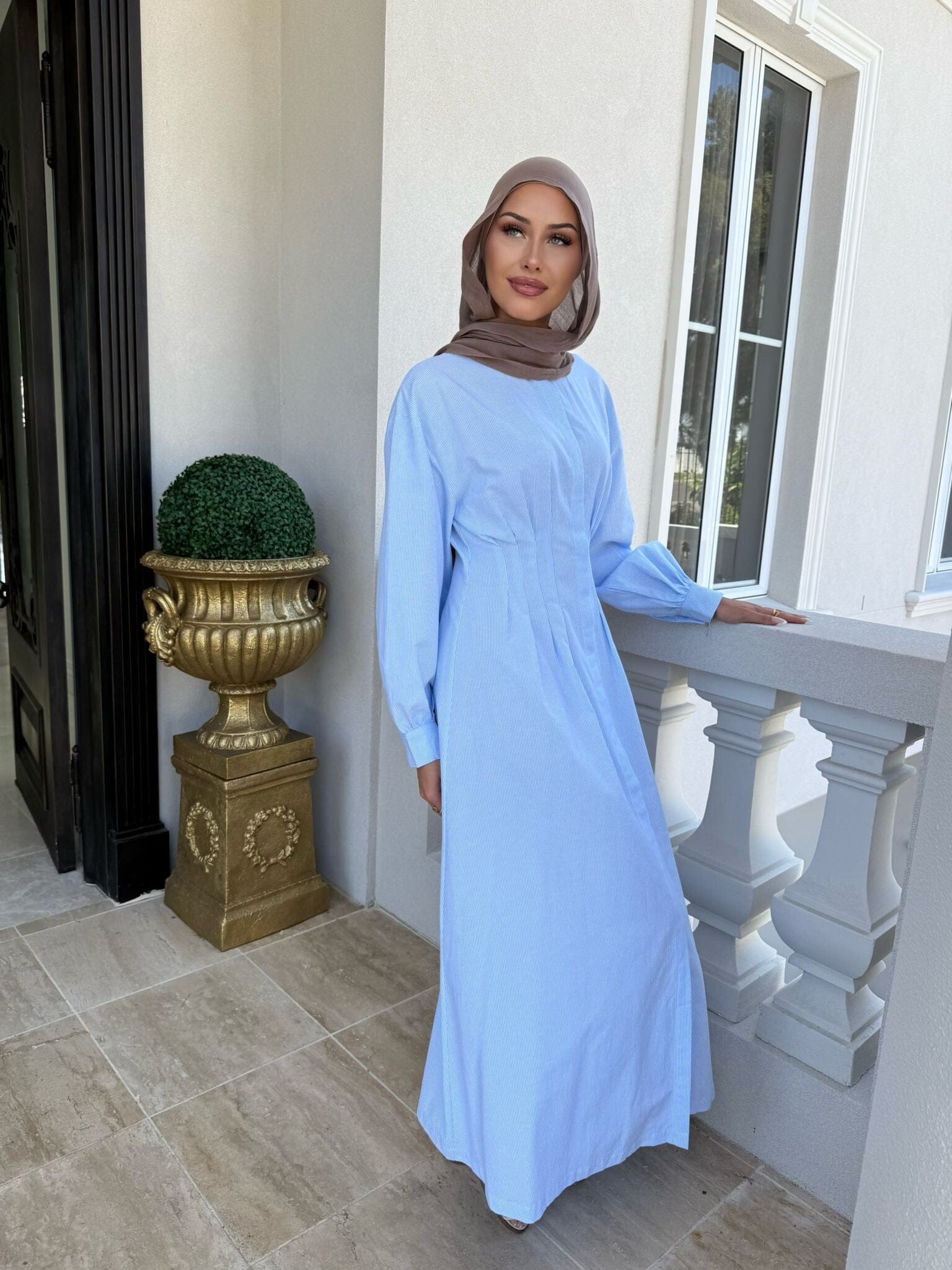 Pin Stripe Maxi
