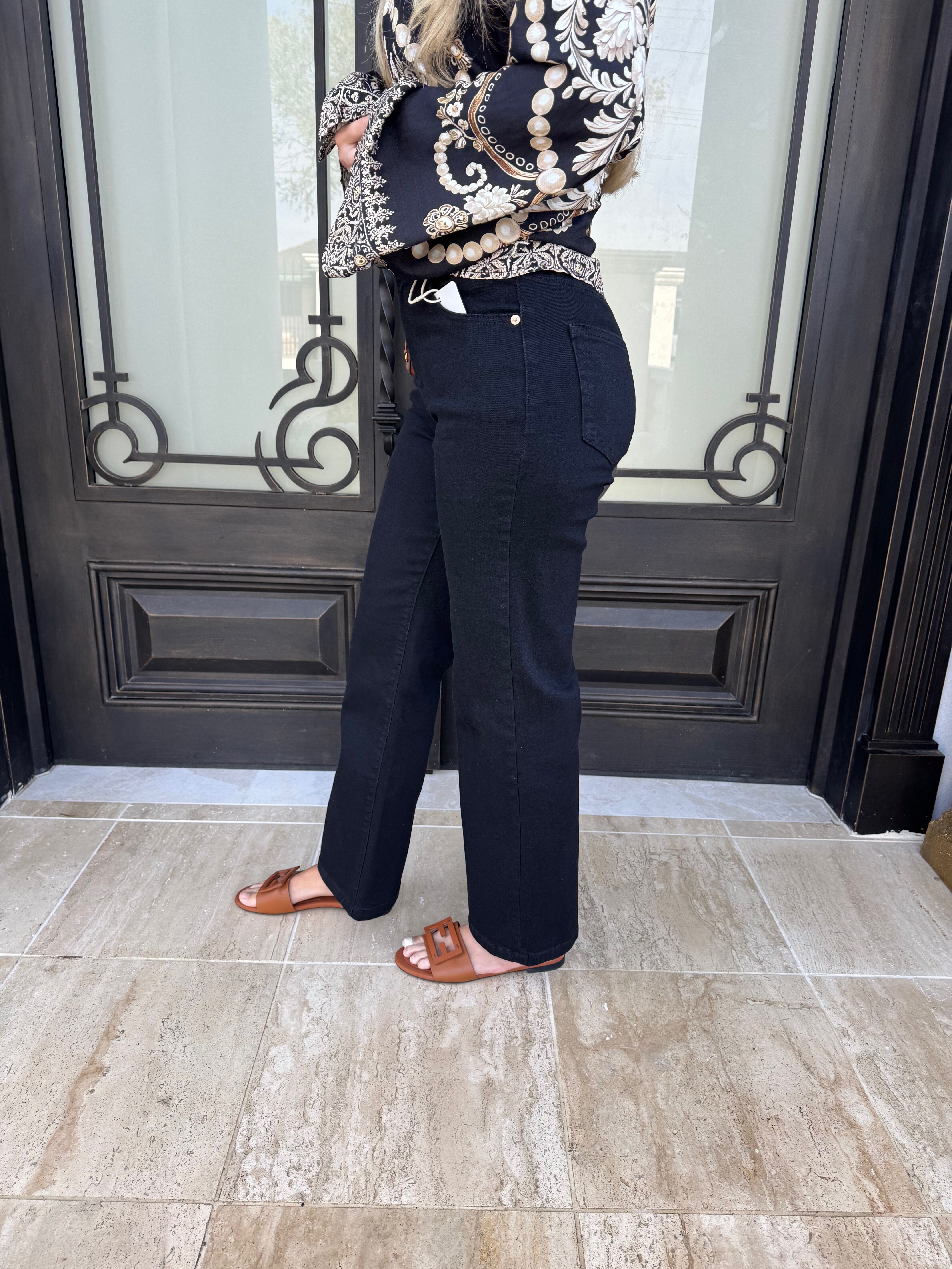 Black Mom Jeans