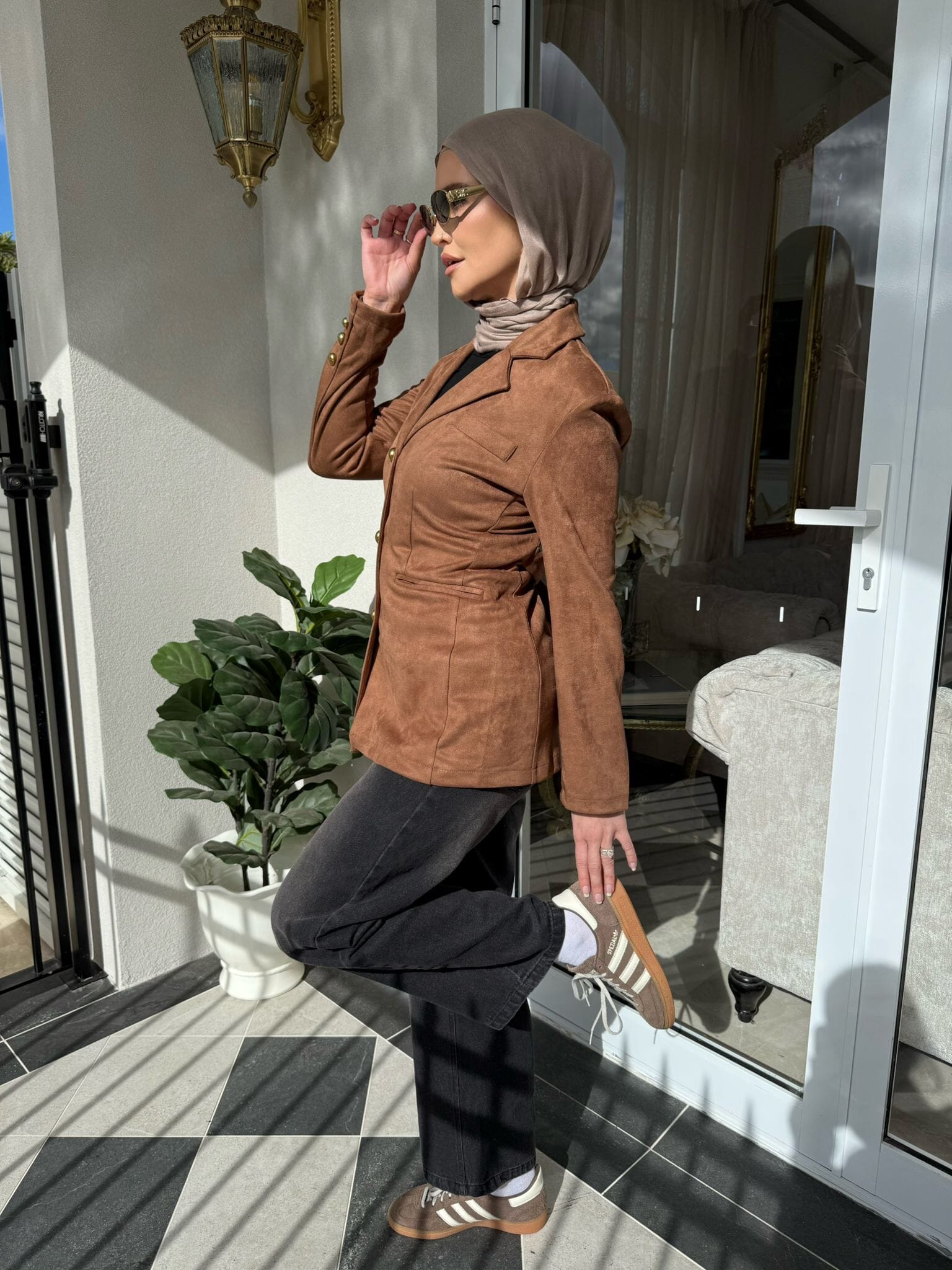 Suede Blazer