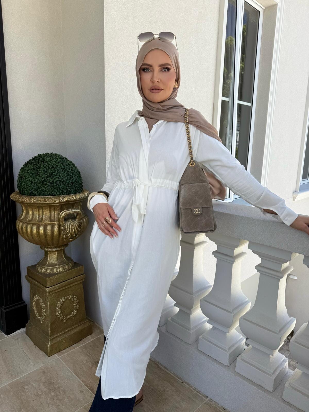 Linen Draw String Tunic