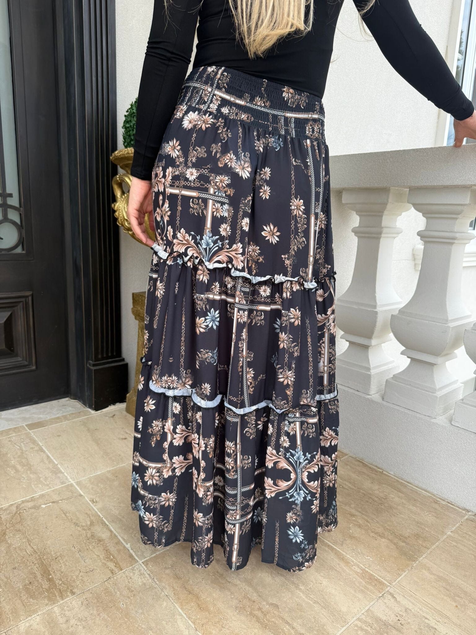 Darkness Beaded Skirt