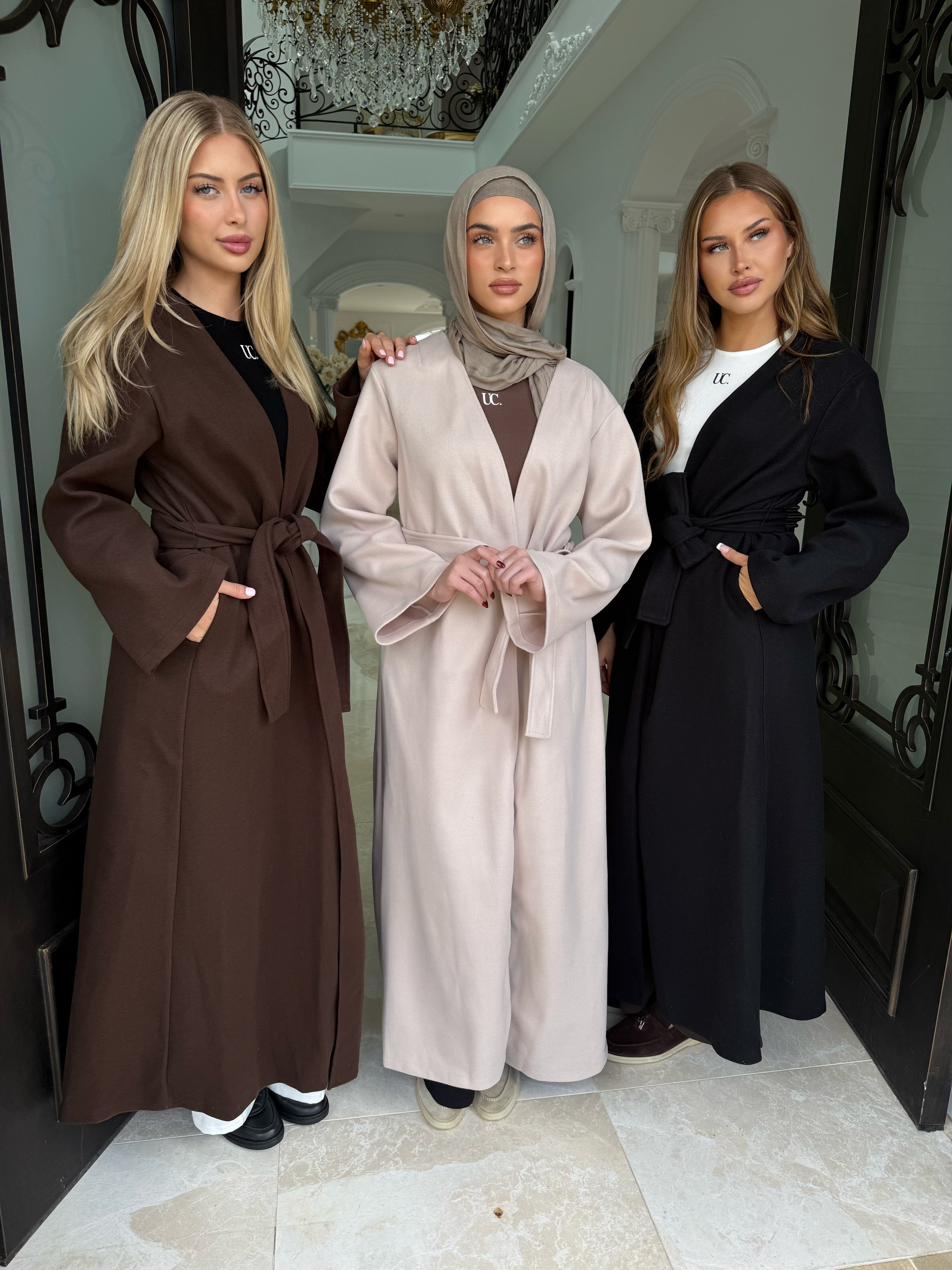 Tie Coat Abaya