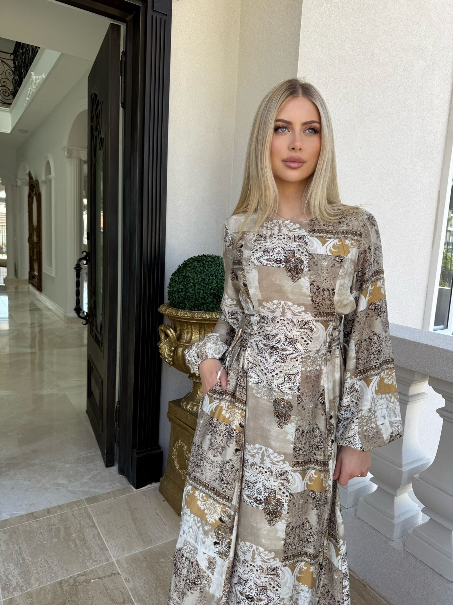 Tribal Tie Dress