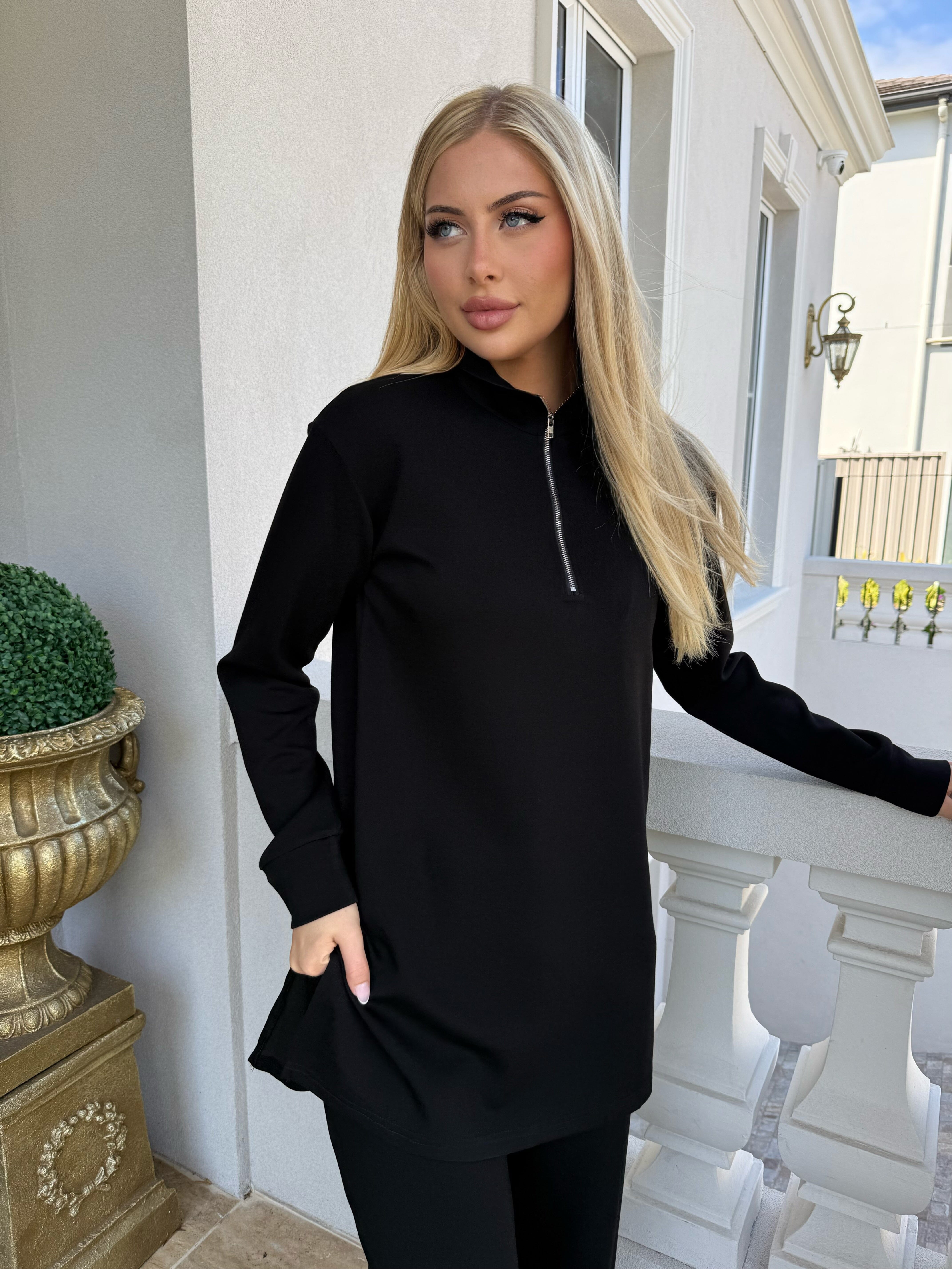 Half Zip Ponti Set