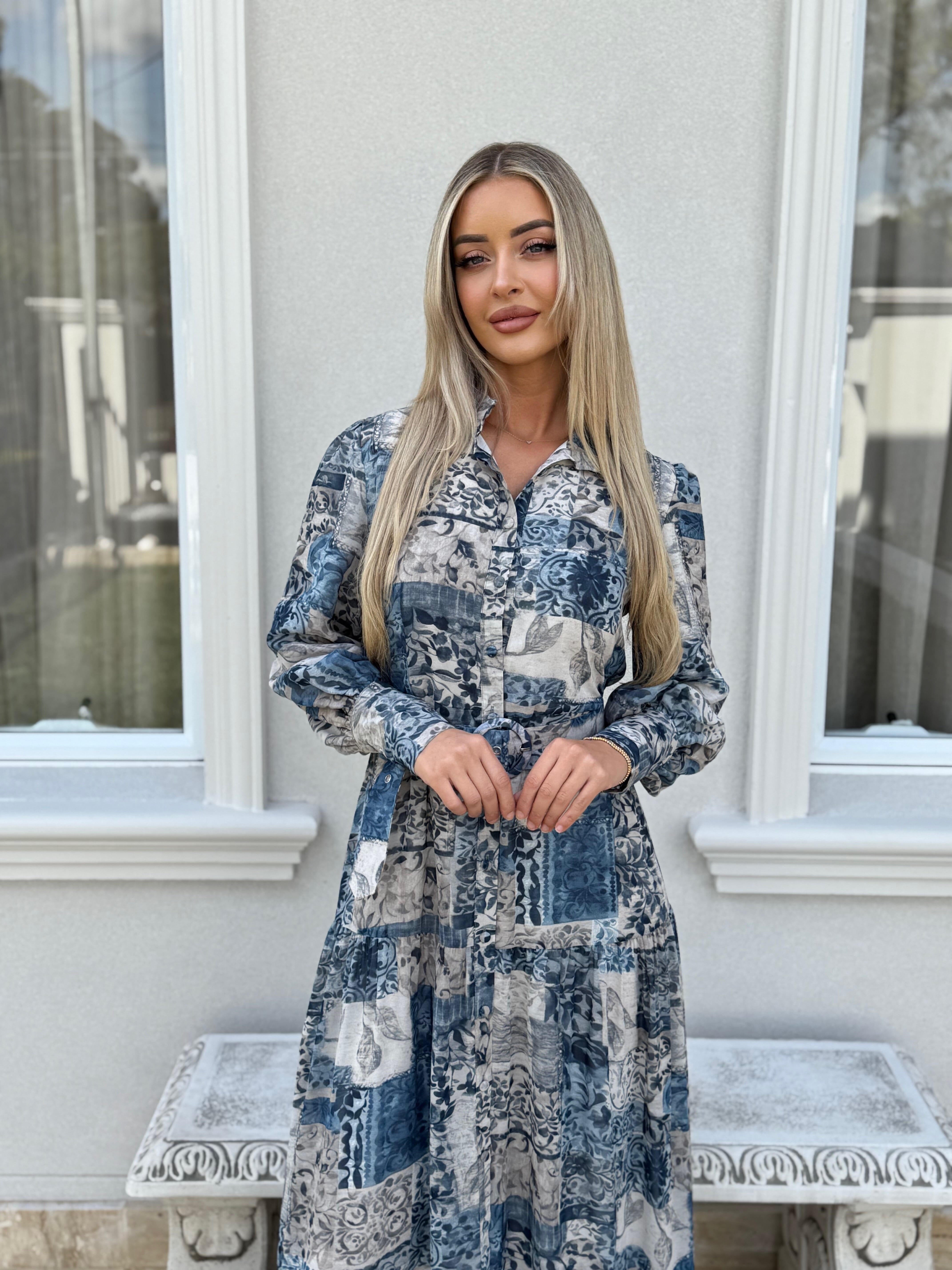 Lina Printed Dress