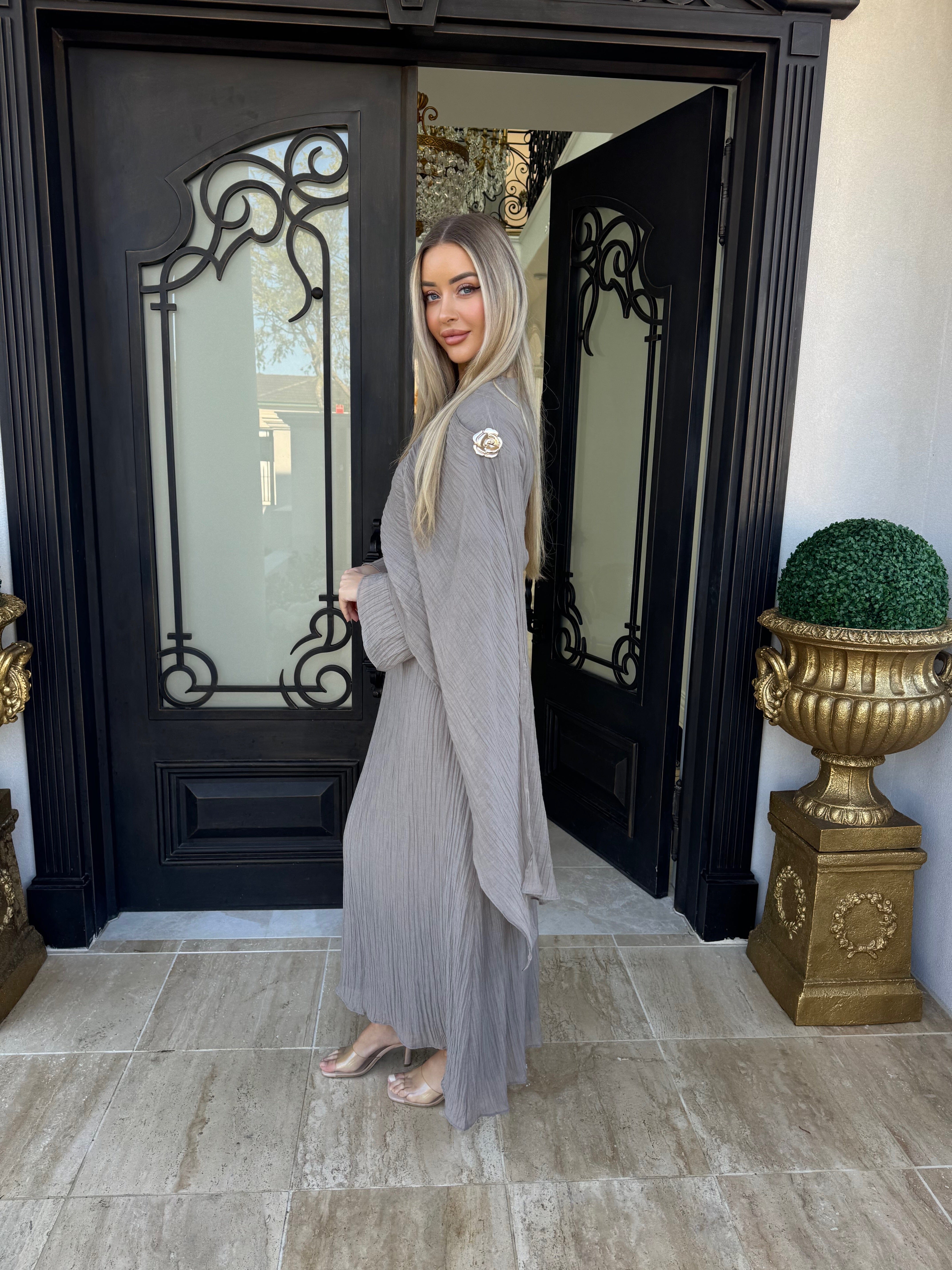 Drape Crinkle Dress