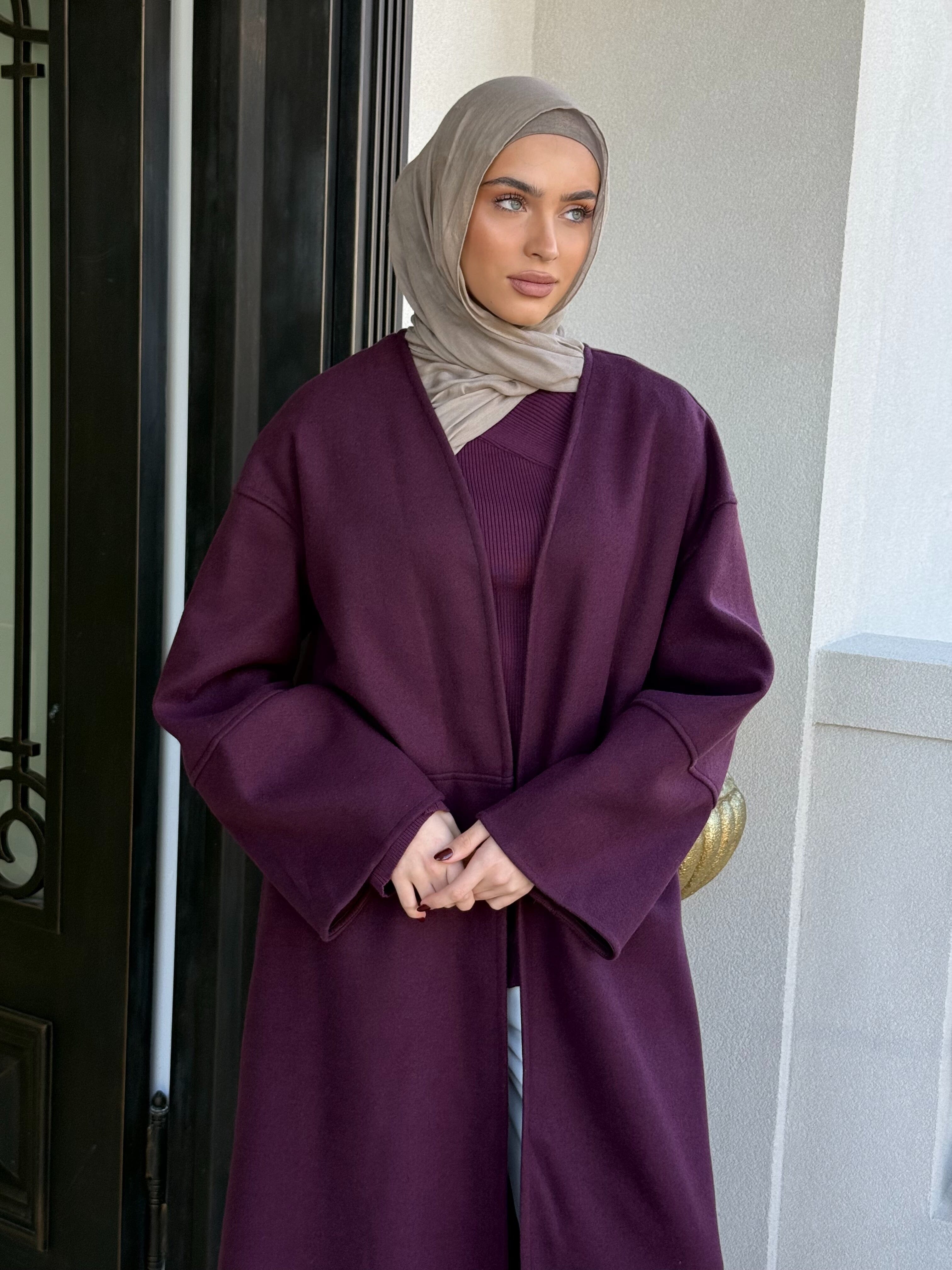 Mom Pocket Open Abaya