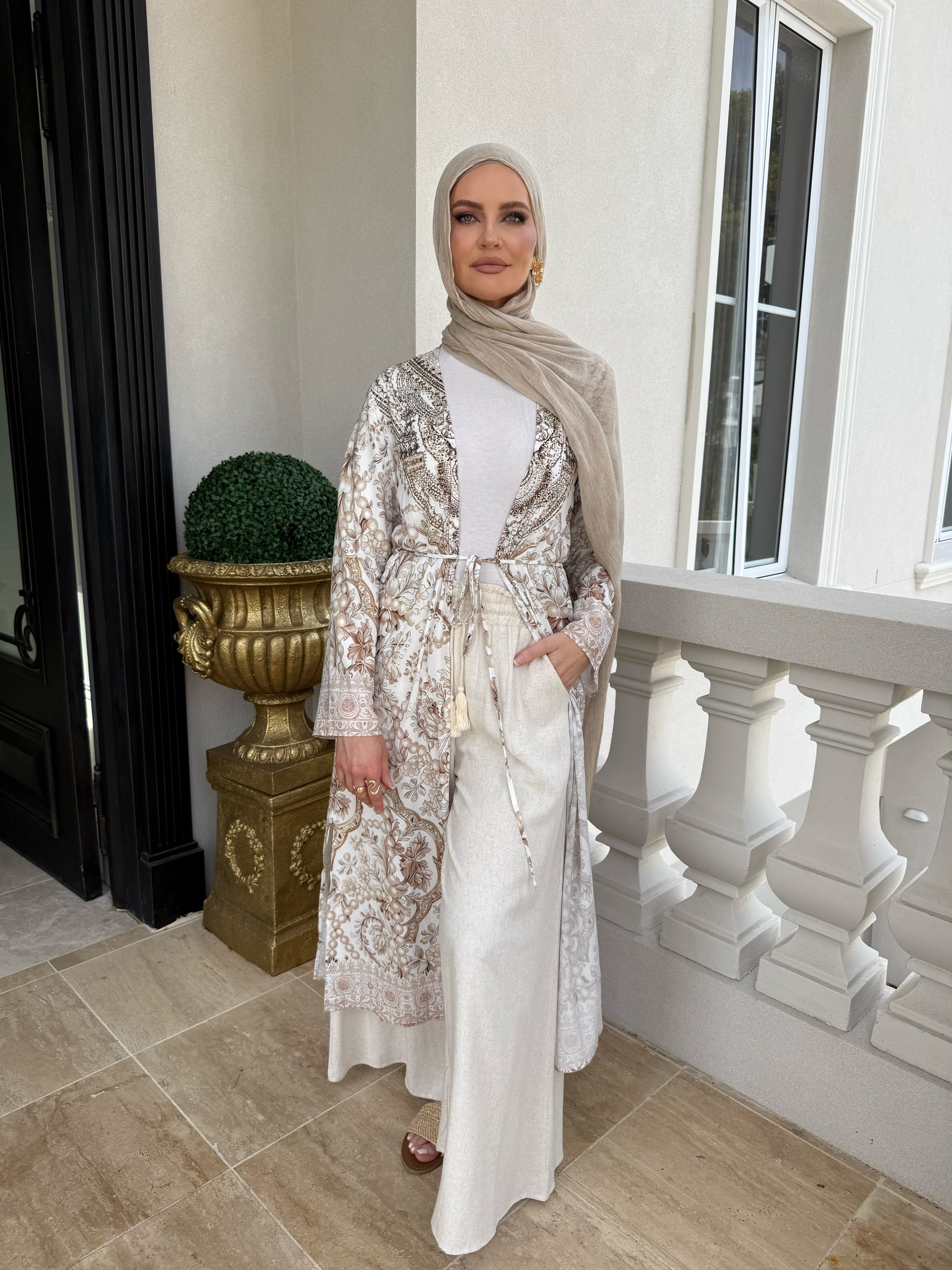 Delta White Caridgan